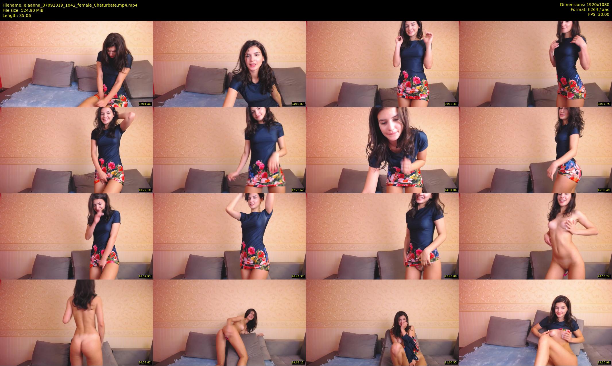 elaanna — 36 minute Chaturbate female cam show recording, 1080p, Sep 7, 2019