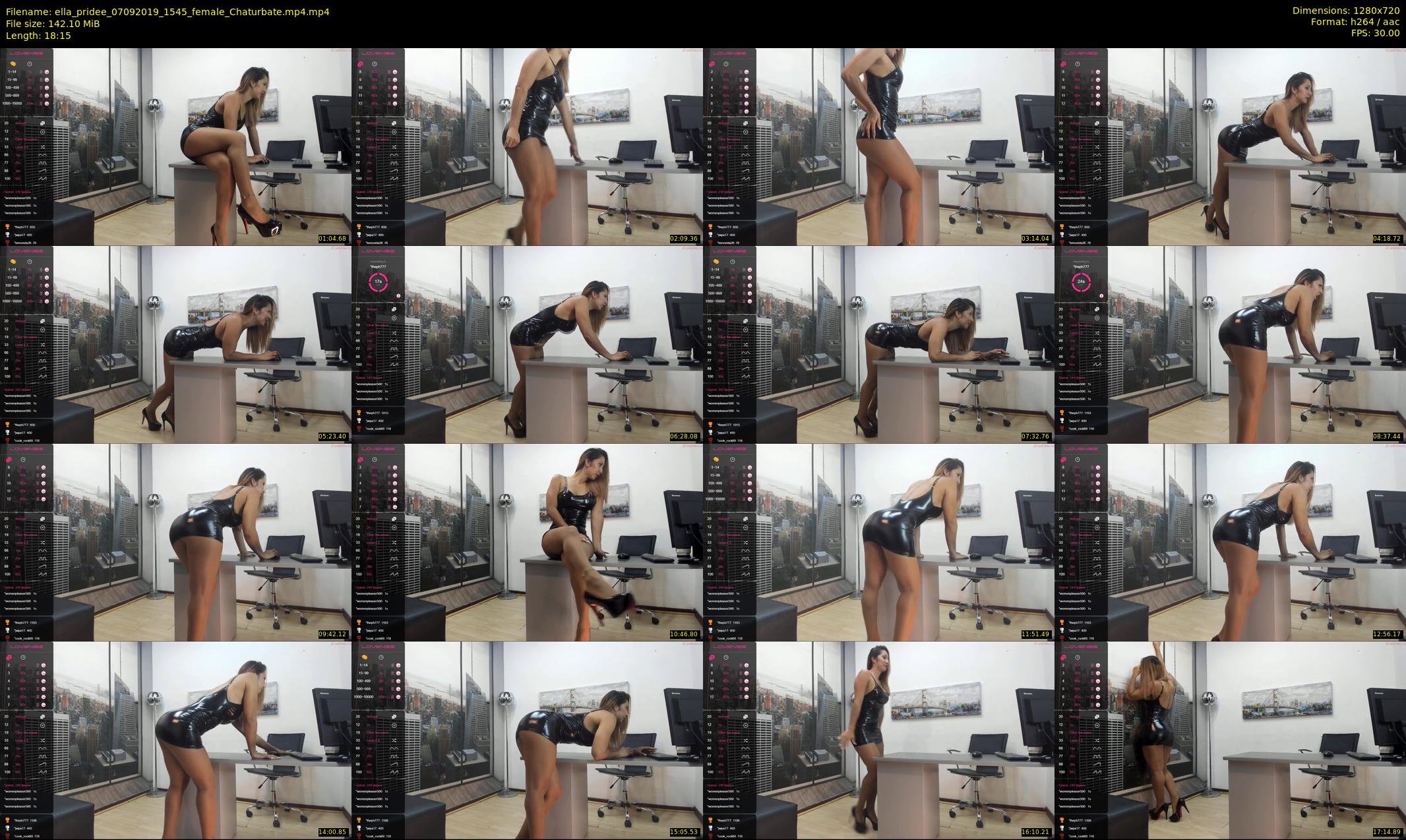 ella_pridee — 19 minute Chaturbate female cam show recording, 720p, Sep 7, 2019