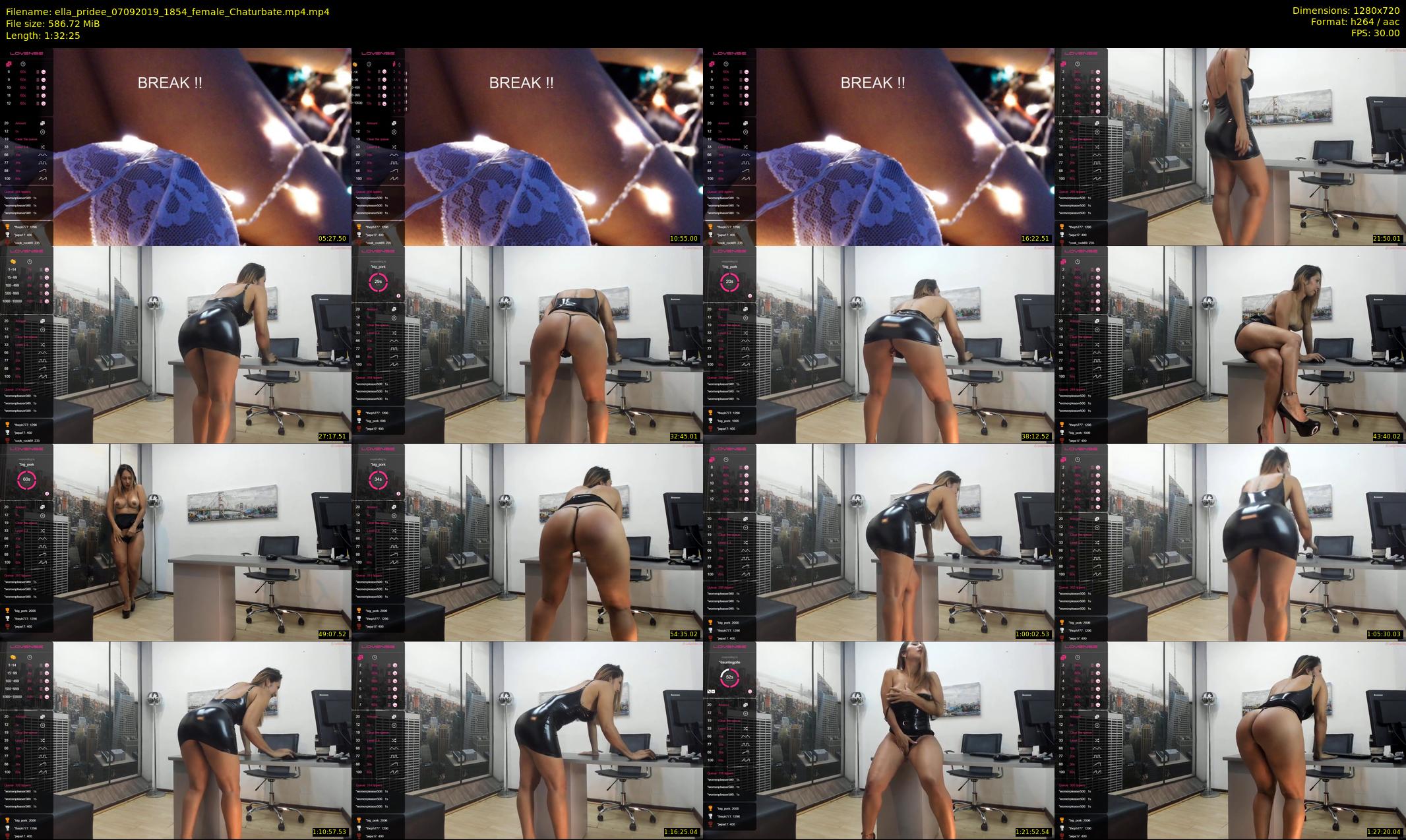 ella_pridee — 93 minute Chaturbate female cam show recording, 720p, Sep 7, 2019