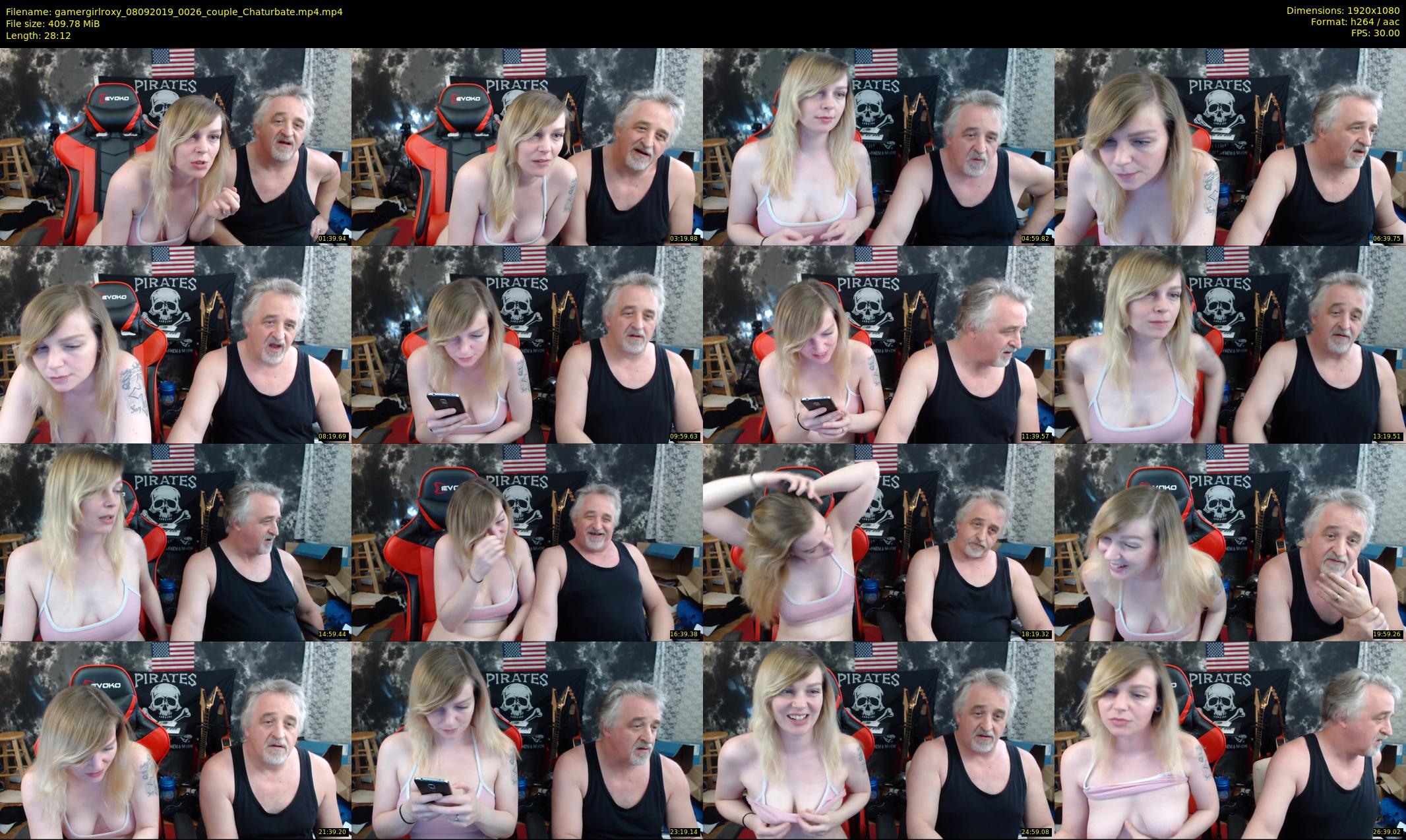 gamergirlroxy — 29 minute Chaturbate couple cam show recording, 1080p, Sep 8, 2019