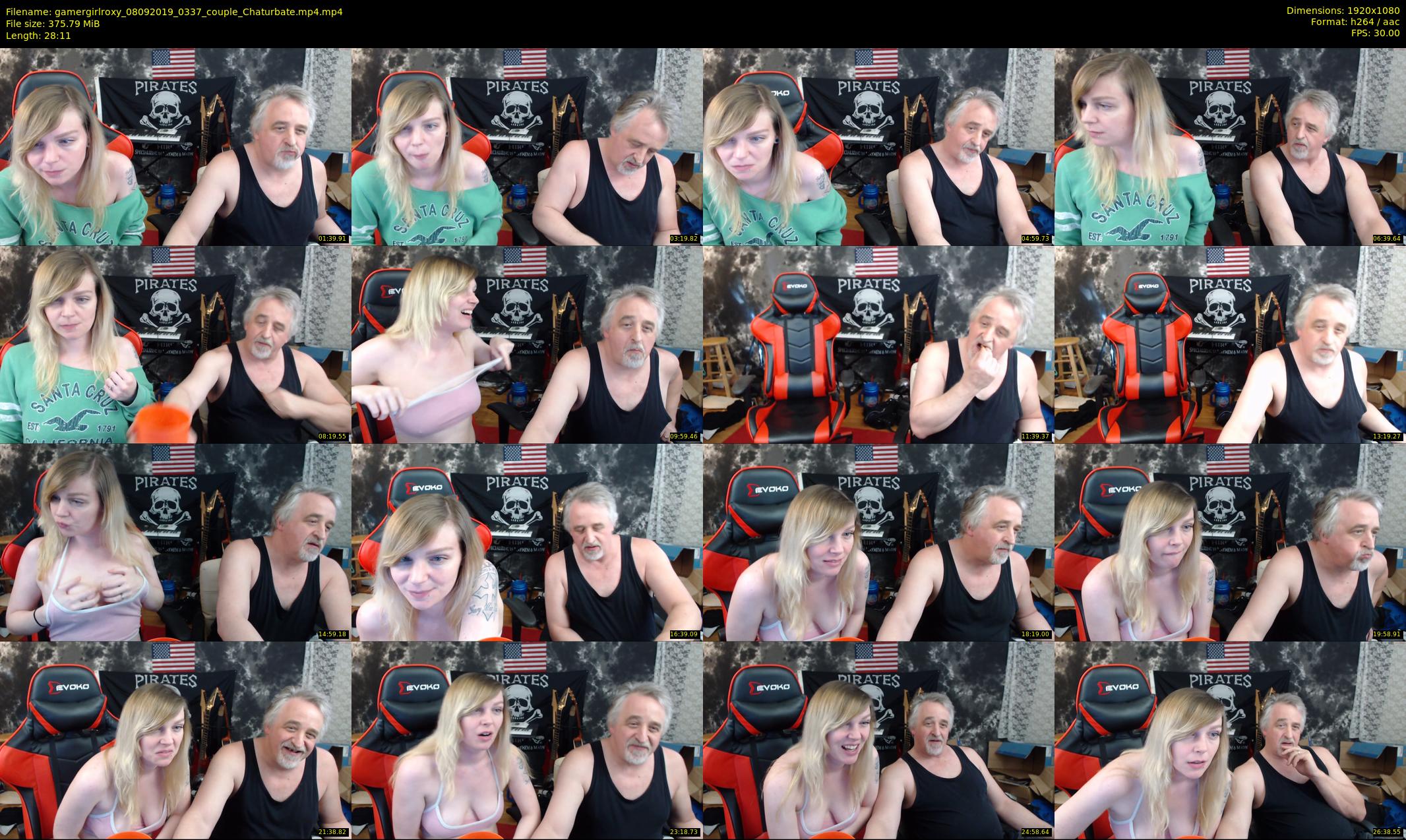 gamergirlroxy — 29 minute Chaturbate couple cam show recording, 1080p, Sep 8, 2019