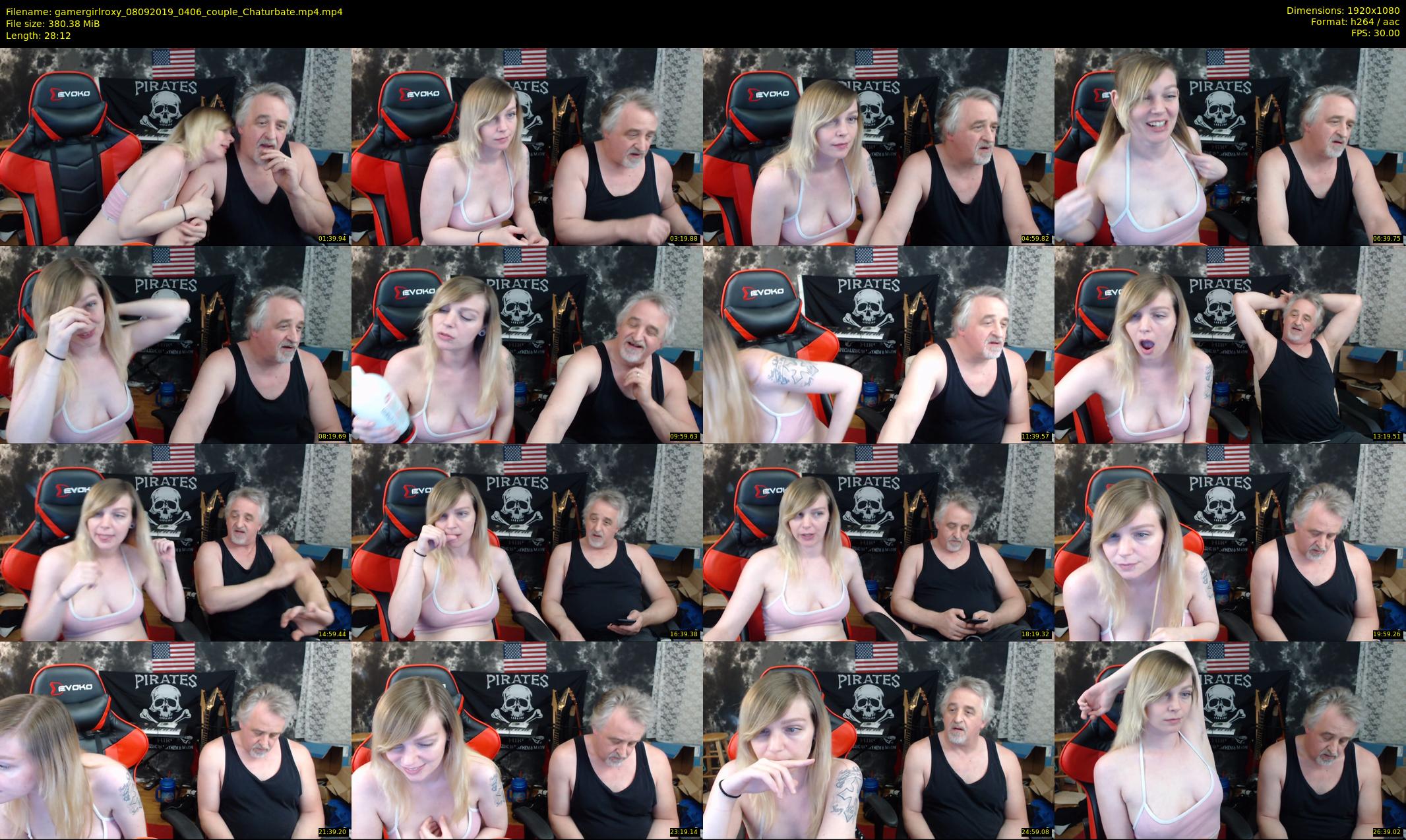 gamergirlroxy — 29 minute Chaturbate couple cam show recording, 1080p, Sep 8, 2019
