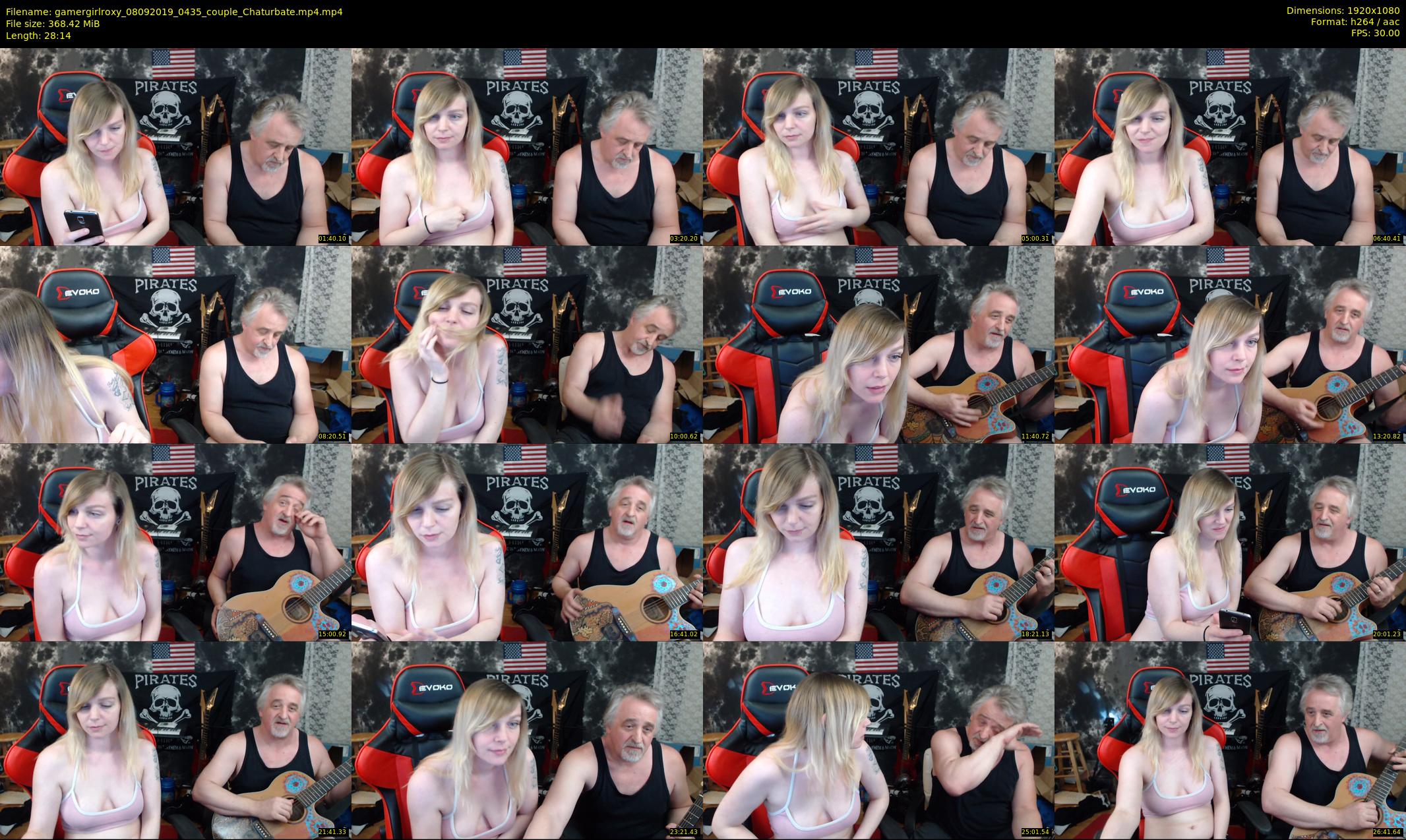 gamergirlroxy — 29 minute Chaturbate couple cam show recording, 1080p, Sep 8, 2019