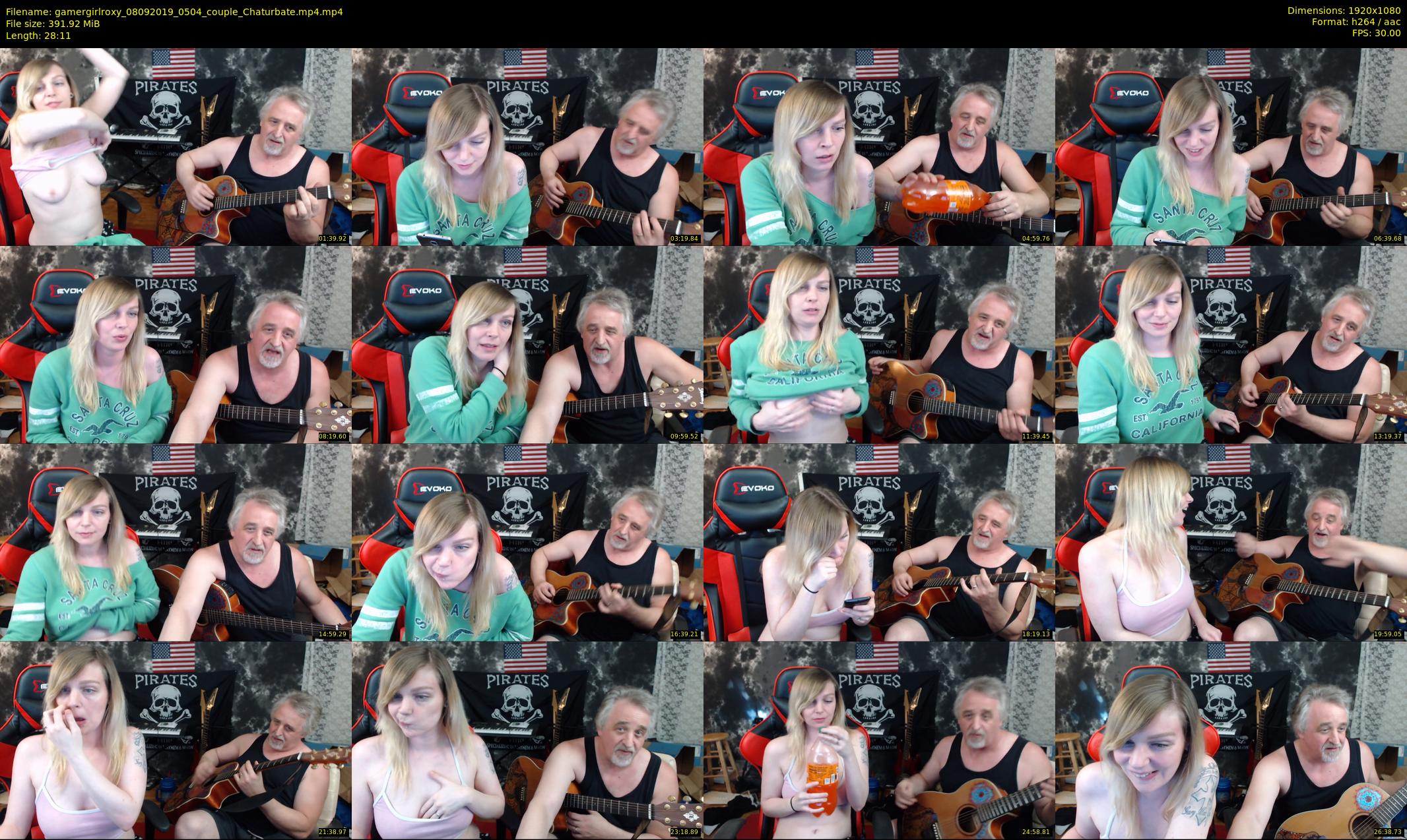 gamergirlroxy — 29 minute Chaturbate couple cam show recording, 1080p, Sep 8, 2019