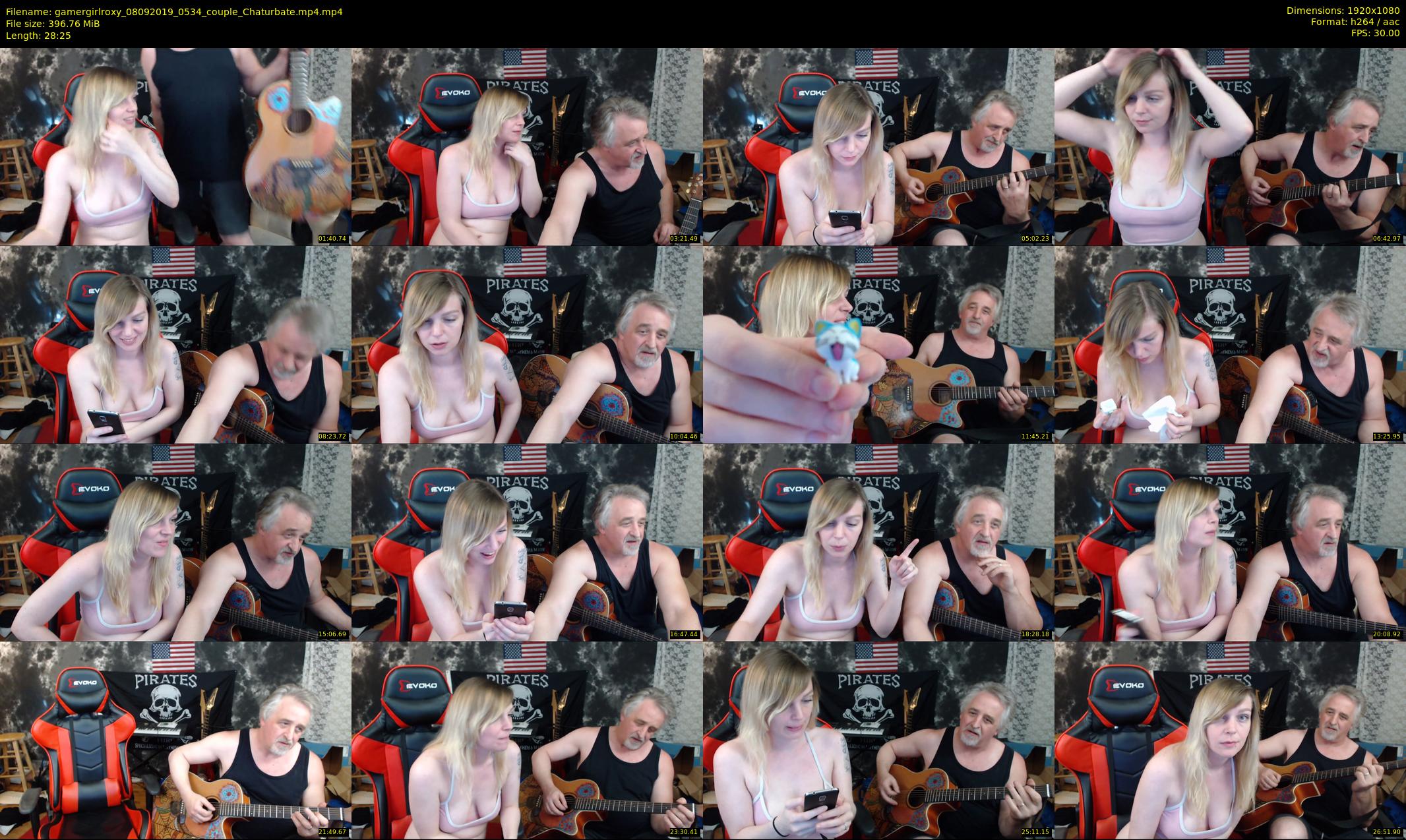 gamergirlroxy — 29 minute Chaturbate couple cam show recording, 1080p, Sep 8, 2019