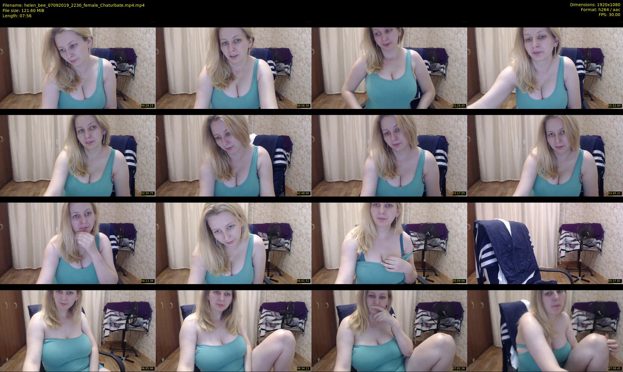 helen_bee — 8 minute Chaturbate female cam show recording, 1080p, Sep 7, 2019