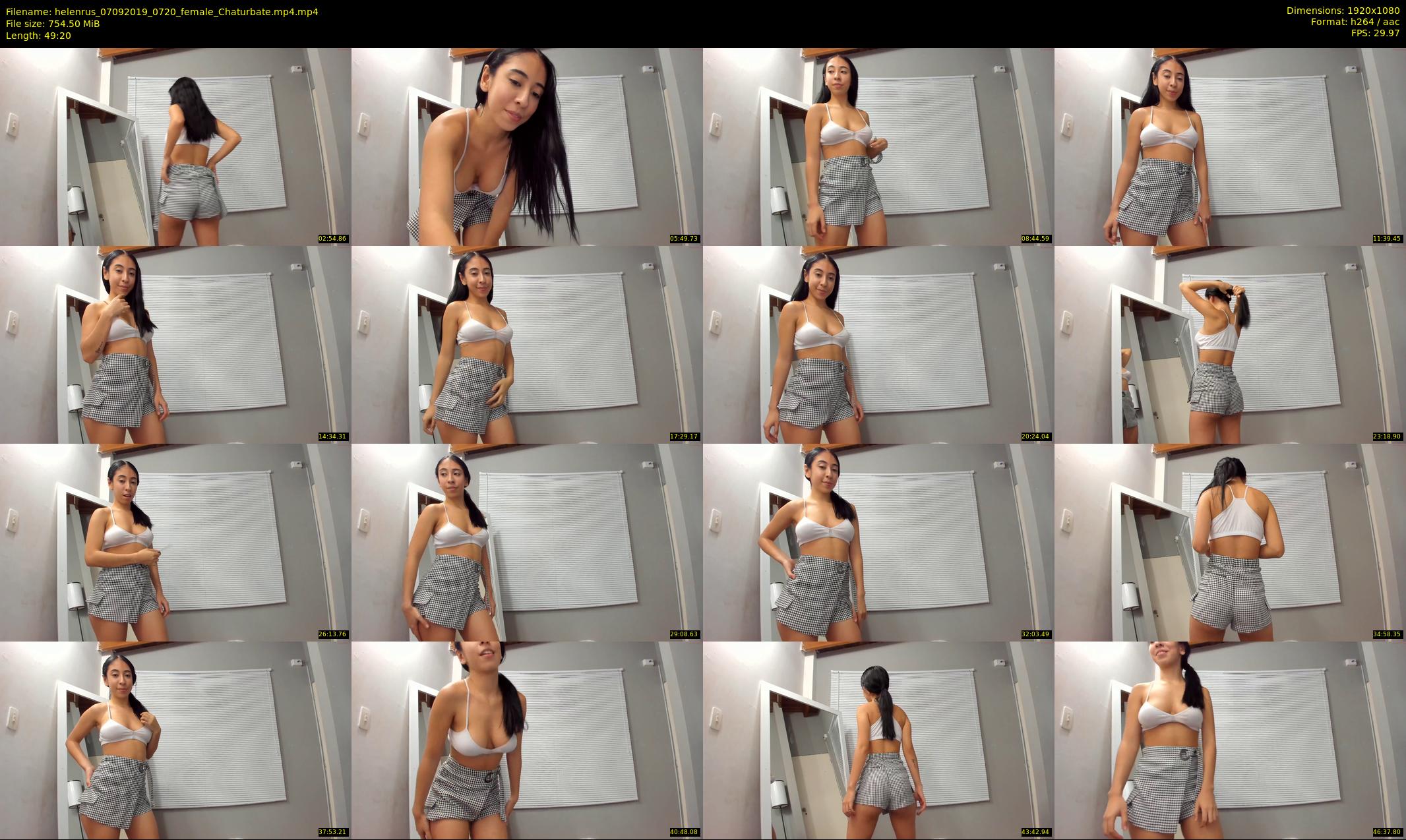 helenrus — 50 minute Chaturbate female cam show recording, 1080p, Sep 7, 2019