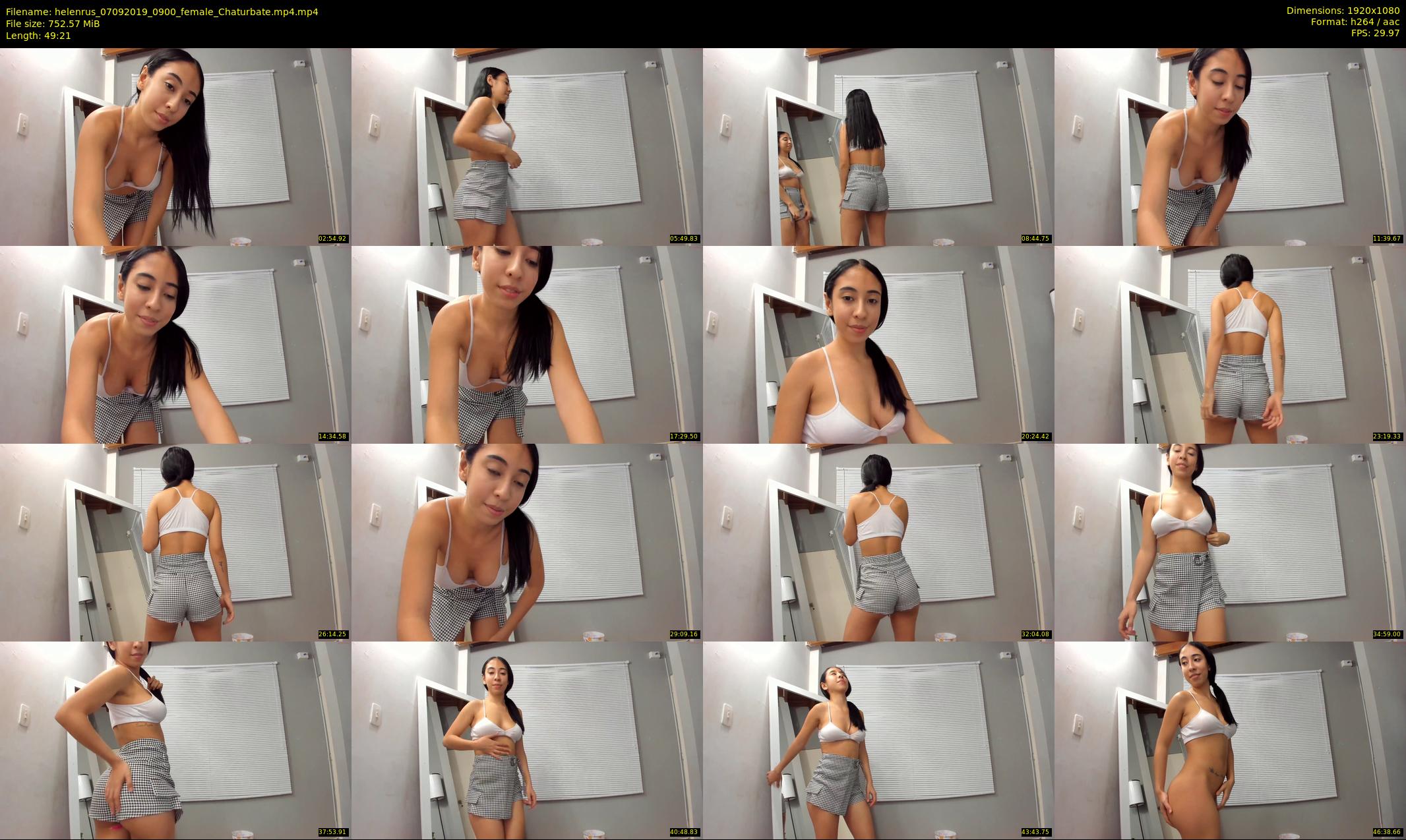 helenrus — 50 minute Chaturbate female cam show recording, 1080p, Sep 7, 2019