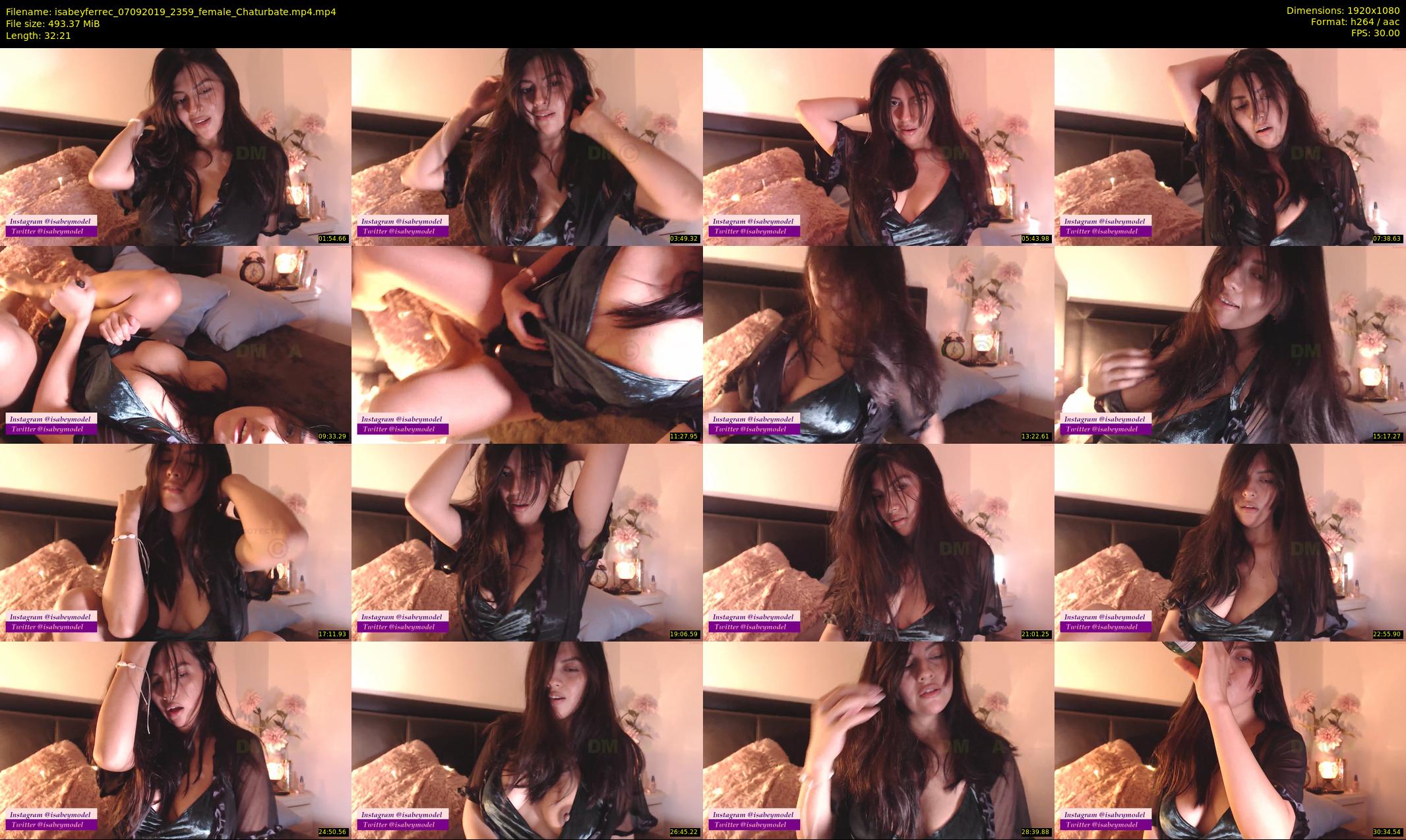 isabeyferrec — 33 minute Chaturbate female cam show recording, 1080p, Sep 7, 2019