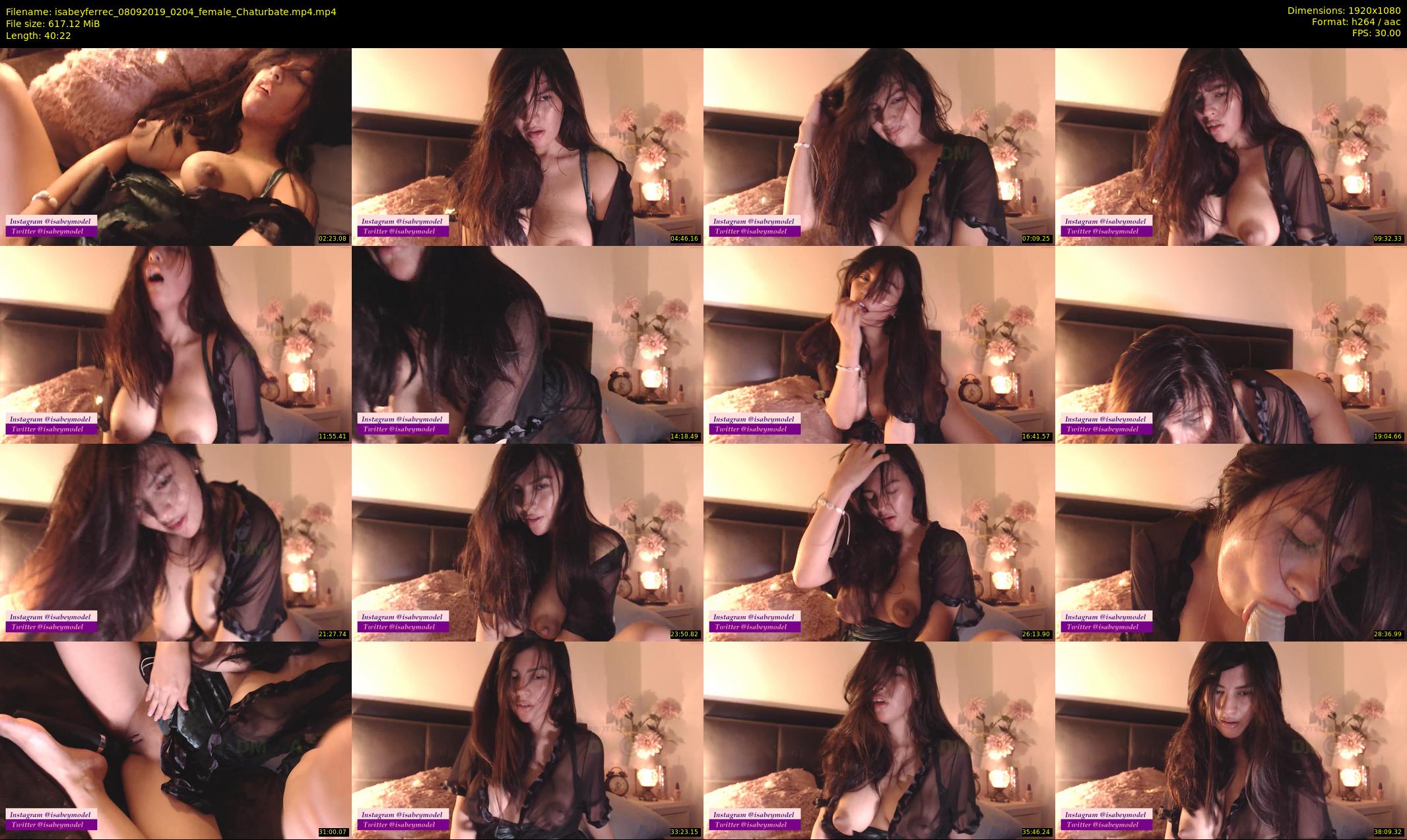 isabeyferrec — 41 minute Chaturbate female cam show recording, 1080p, Sep 8, 2019