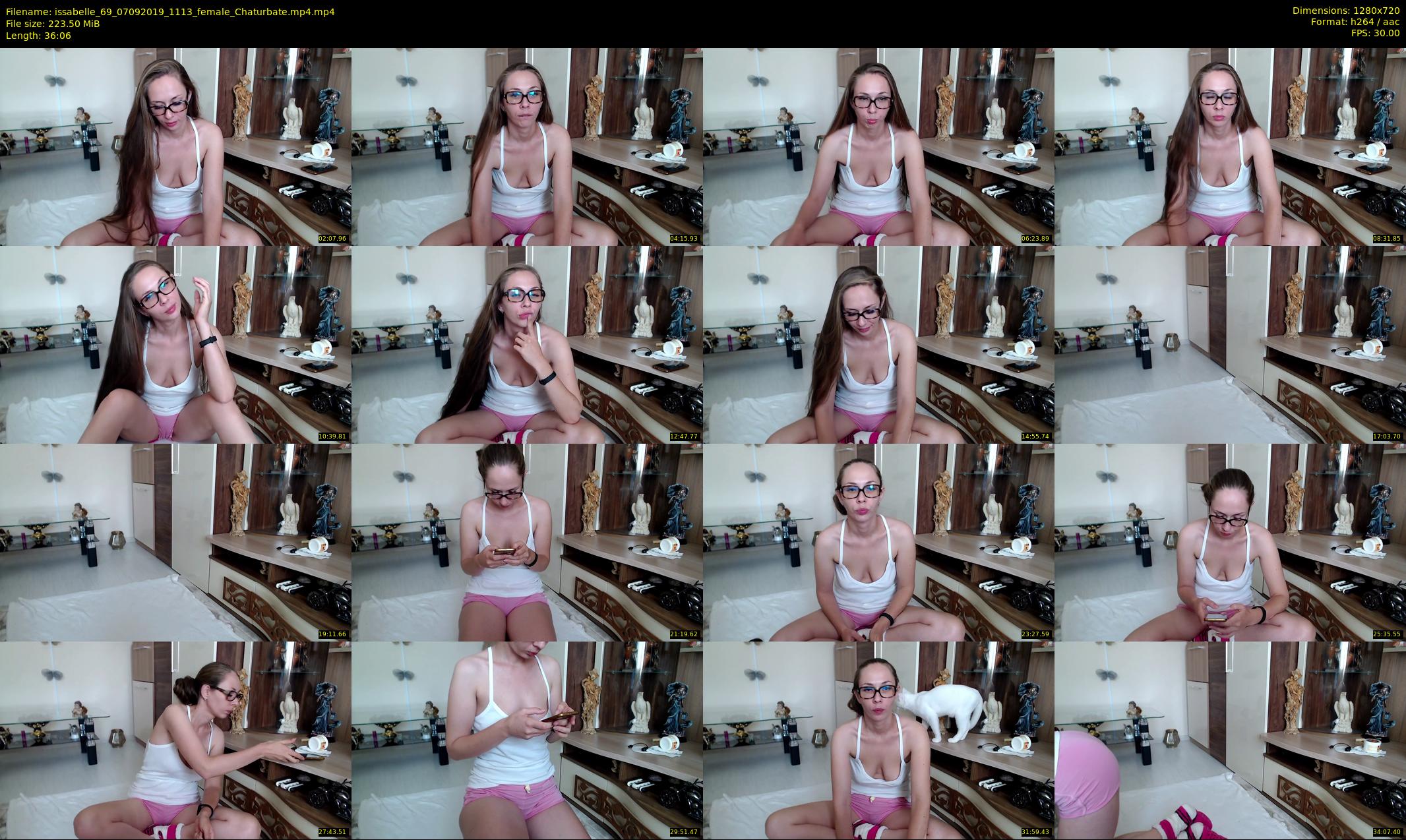 issabelle_69 — 37 minute Chaturbate couple cam show recording, 720p, Sep 7, 2019