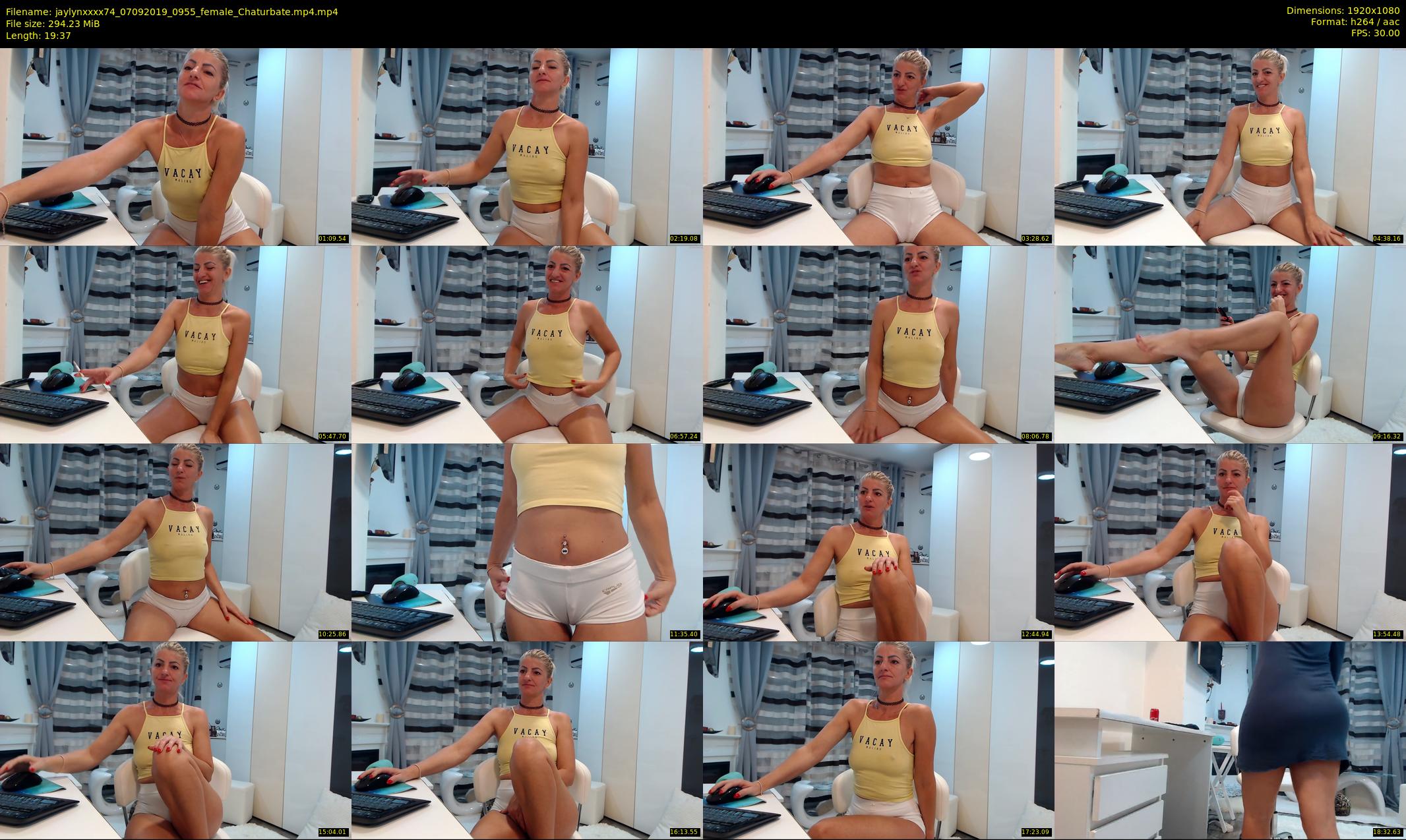 jaylynxxxx74 — 20 minute Chaturbate female cam show recording, 1080p, Sep 7, 2019