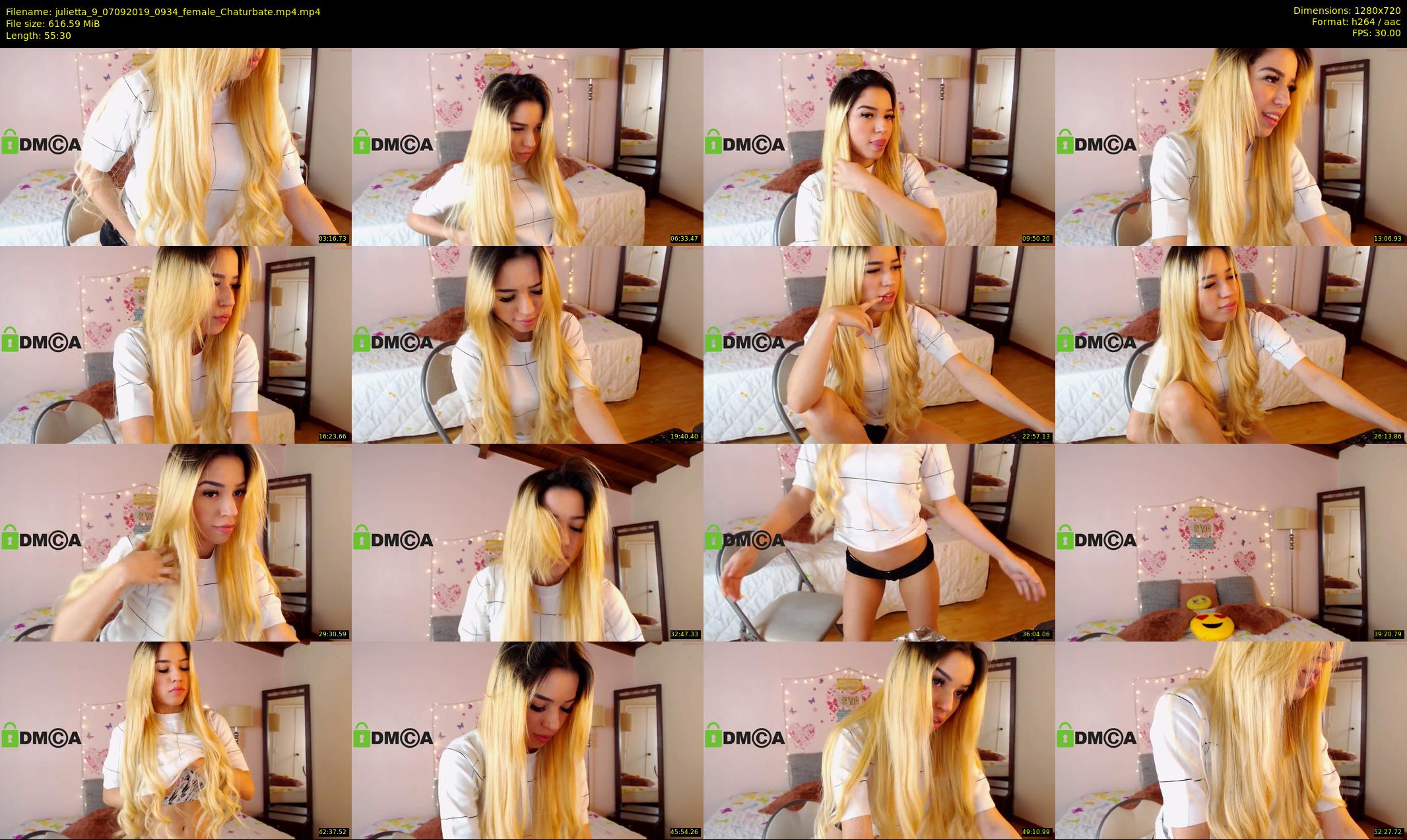 julietta_9 — 56 minute Chaturbate female cam show recording, 720p, Sep 7, 2019