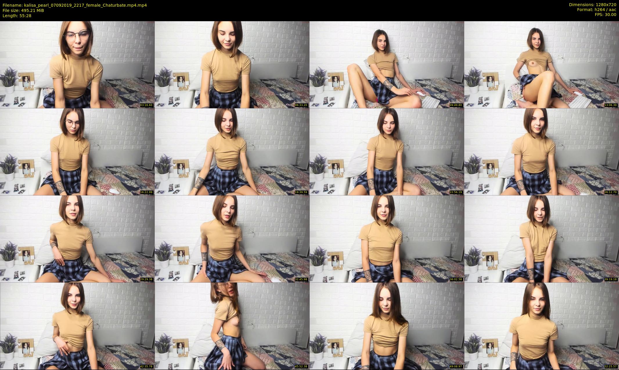 kalisa_pearl — 56 minute Chaturbate female cam show recording, 720p, Sep 7, 2019