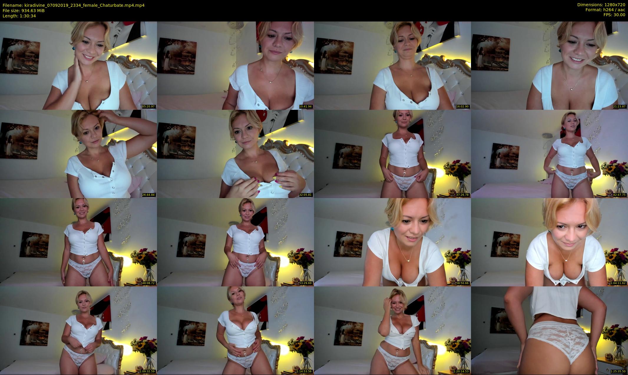 kiradivine — 91 minute Chaturbate female cam show recording, 720p, Sep 7, 2019