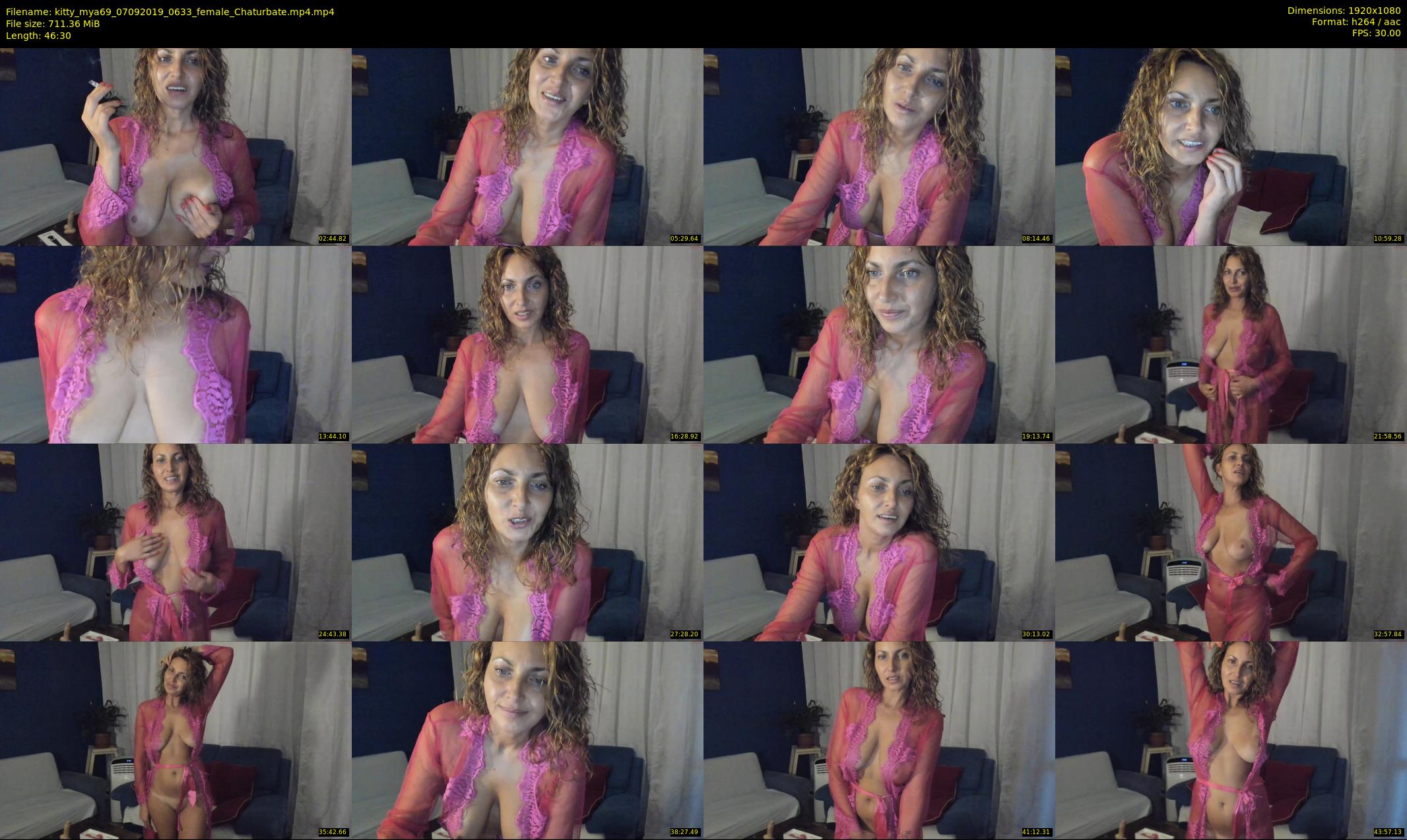 kitty_mya69 — 47 minute Chaturbate female cam show recording, 1080p, Sep 7, 2019