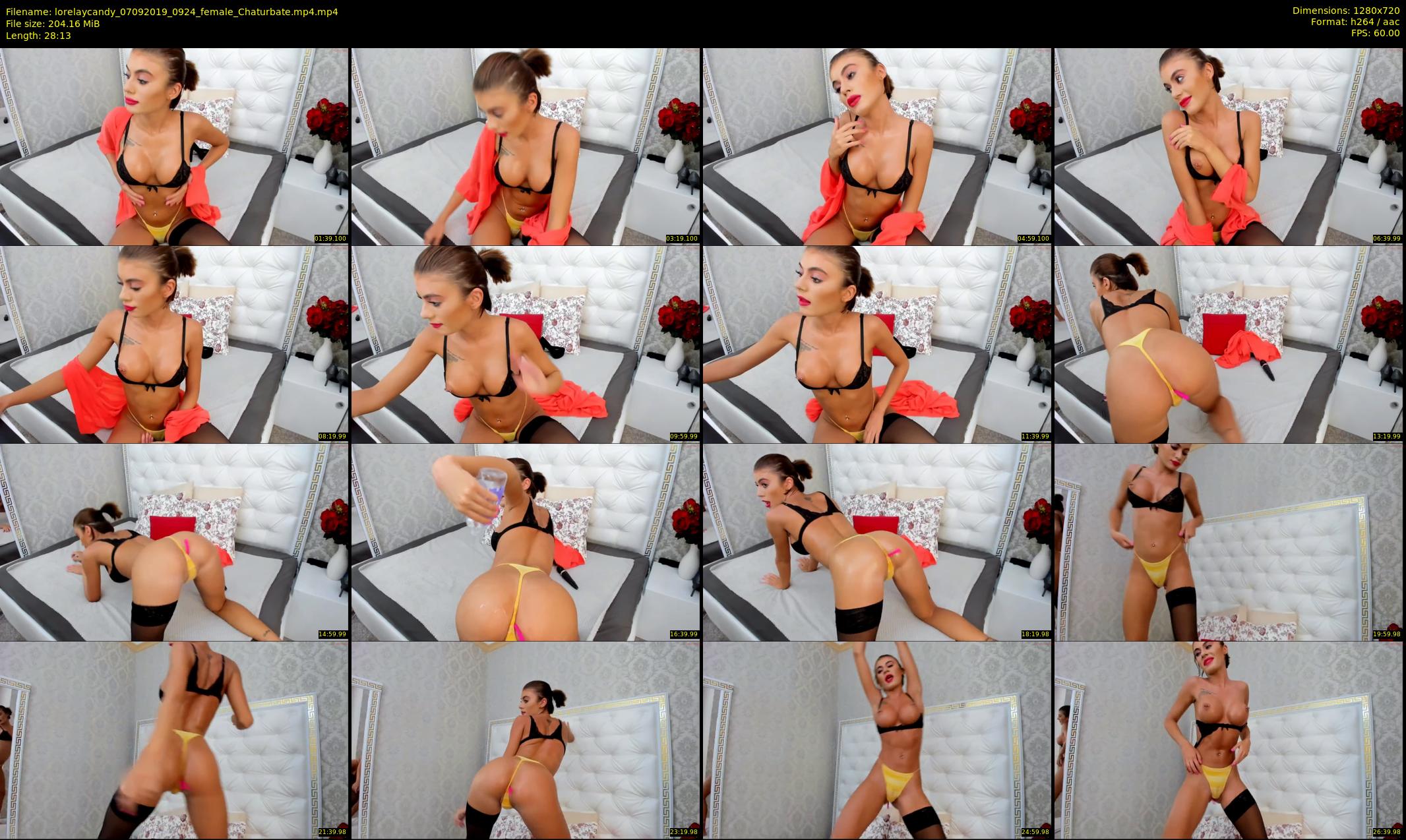 lorelaycandy — 29 minute Chaturbate female cam show recording, 720p, Sep 7, 2019