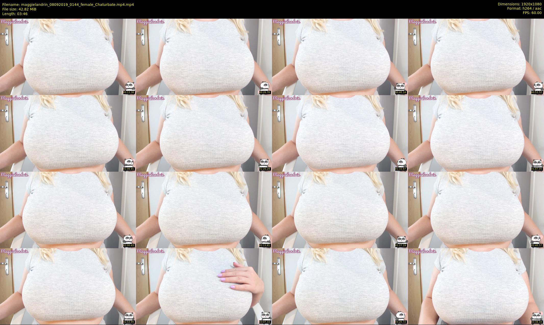 maggielandrin — 4 minute Chaturbate female cam show recording, 1080p, Sep 8, 2019