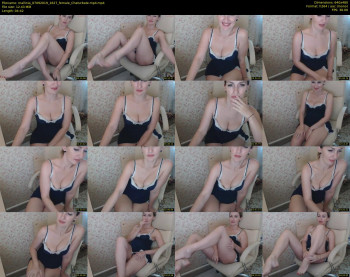 mallinia — 5 minute Chaturbate female cam show recording, 480p, Sep 7, 2019