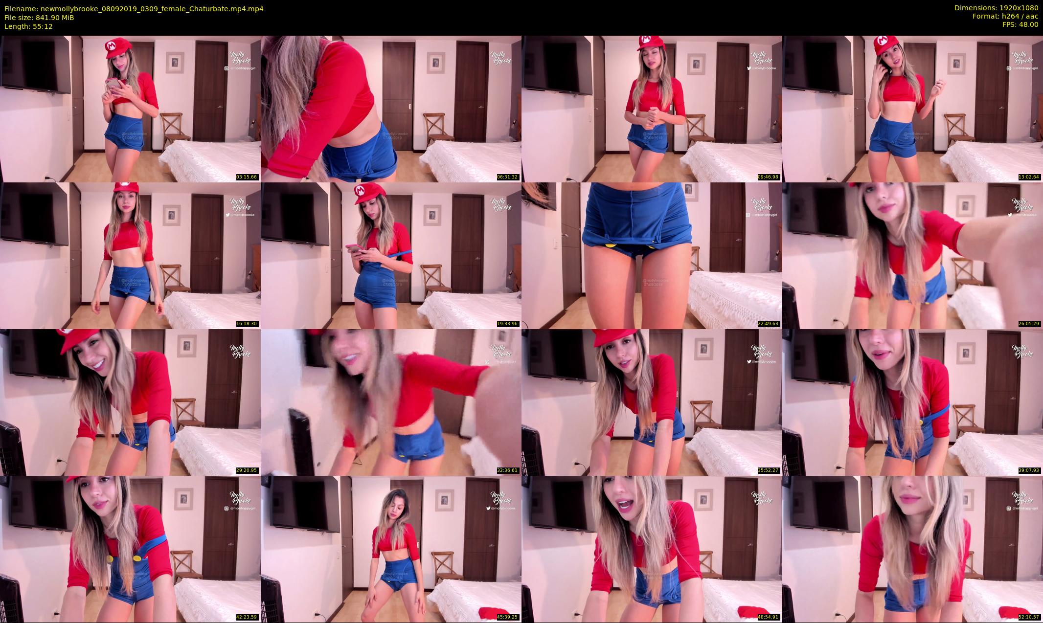 newmollybrooke — 56 minute Chaturbate female cam show recording, 1080p, Sep 8, 2019