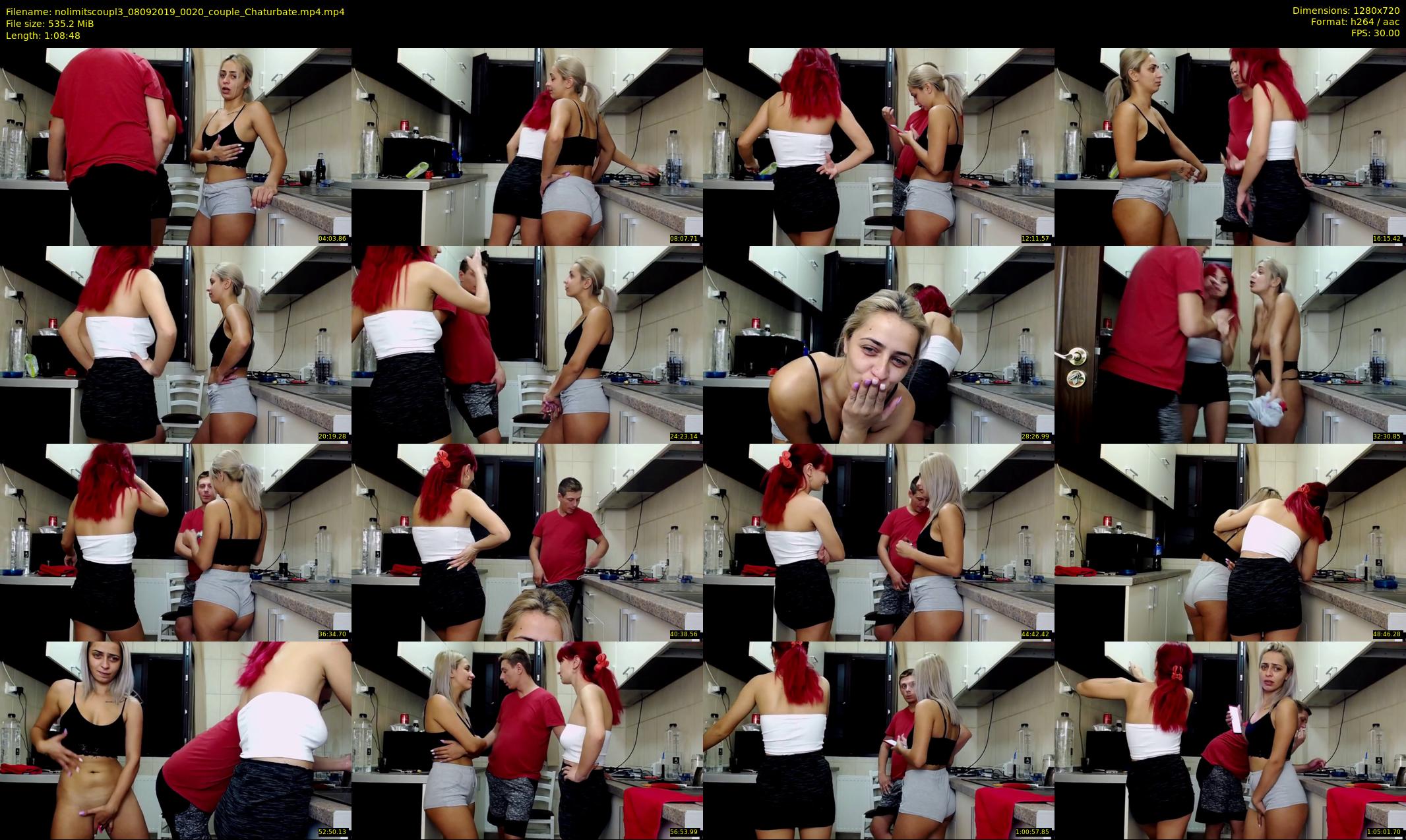 nolimitscoupl3 — 69 minute Chaturbate couple cam show recording, 720p, Sep 8, 2019
