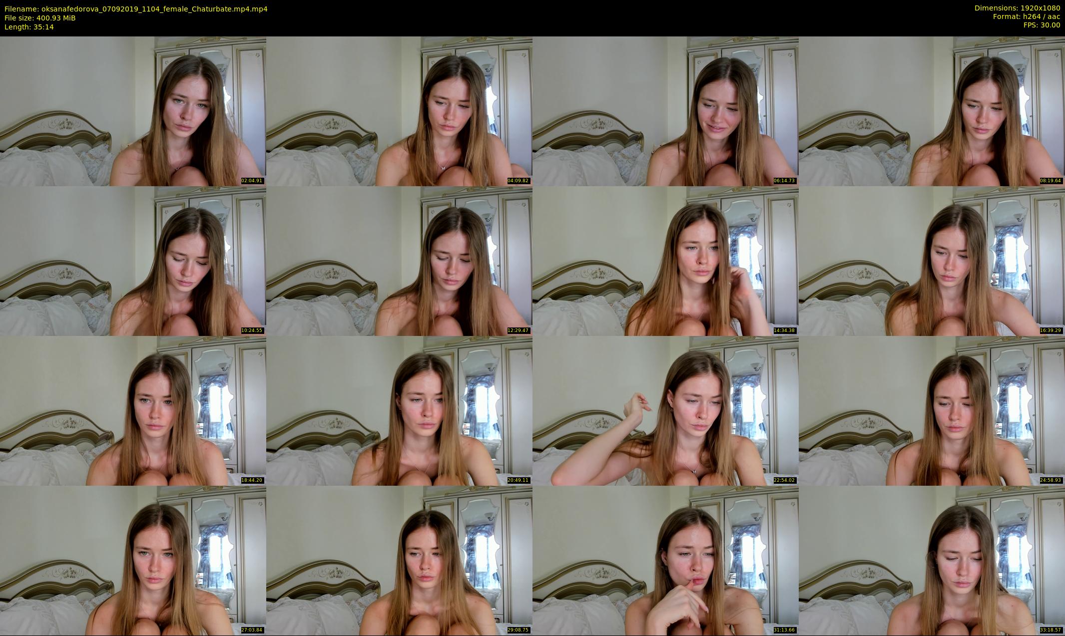 oksanafedorova — 36 minute Chaturbate female cam show recording, 1080p, Sep 7, 2019
