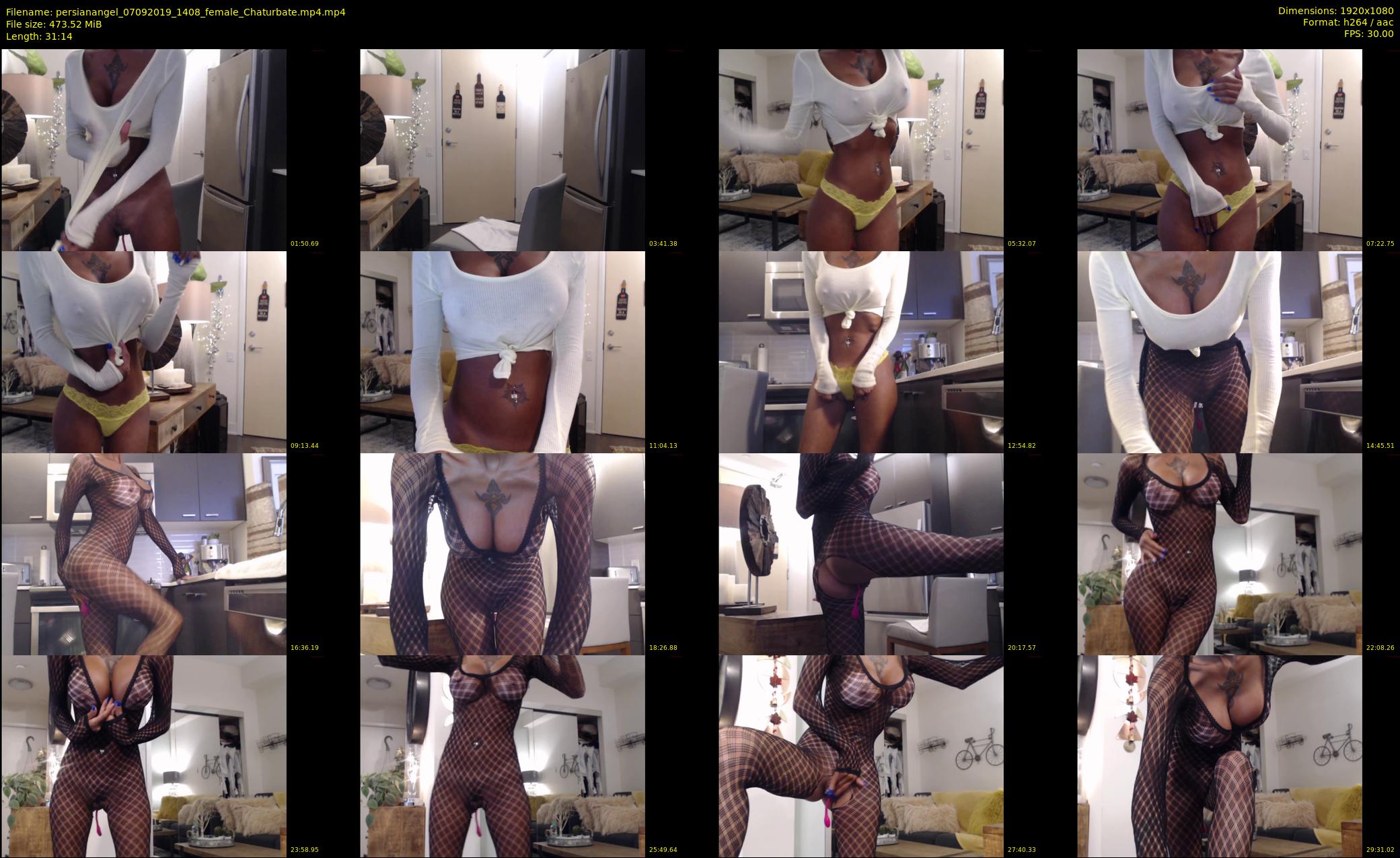 persianangel — 32 minute Chaturbate female cam show recording, 1080p, Sep 7, 2019