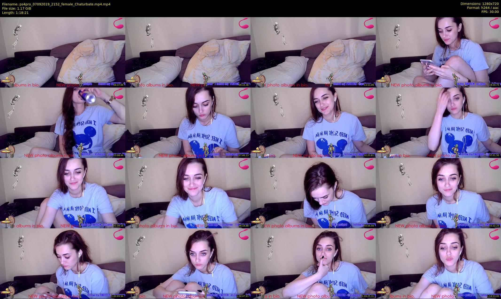 ps4pro — 79 minute Chaturbate female cam show recording, 720p, Sep 7, 2019