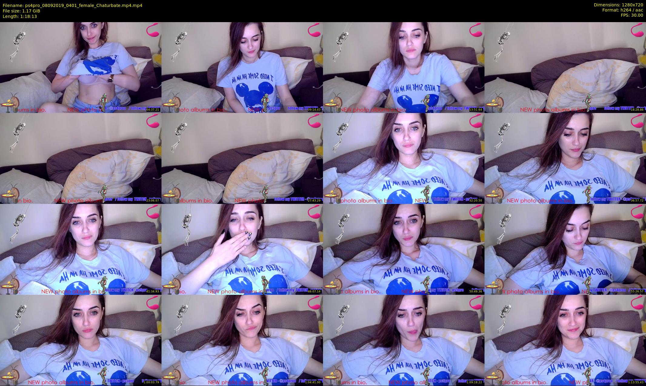ps4pro — 79 minute Chaturbate female cam show recording, 720p, Sep 8, 2019