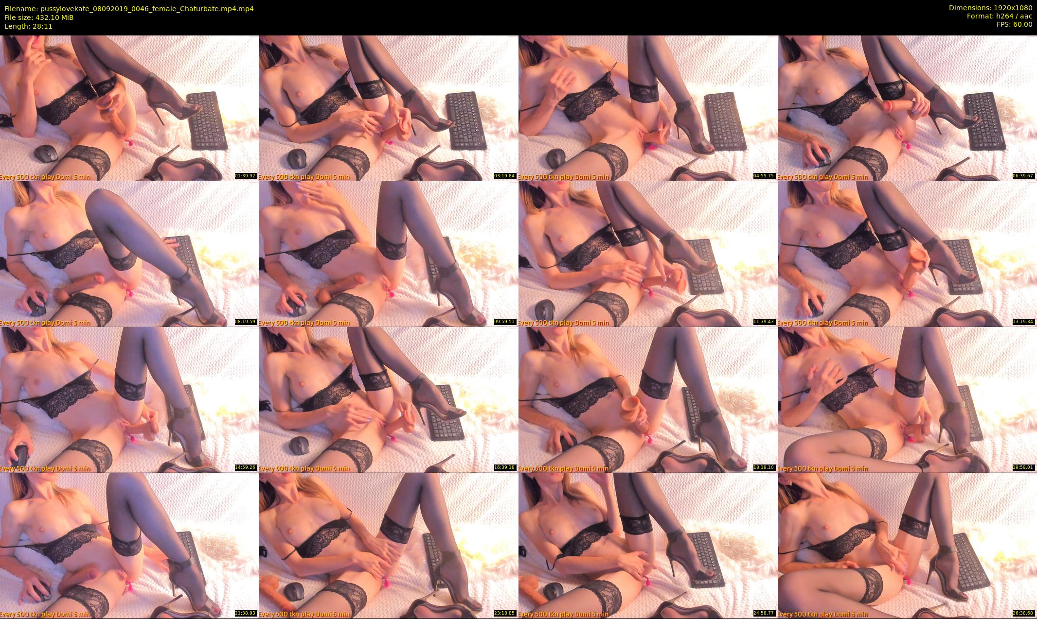 pussylovekate — 29 minute Chaturbate female cam show recording, 1080p, Sep 8, 2019