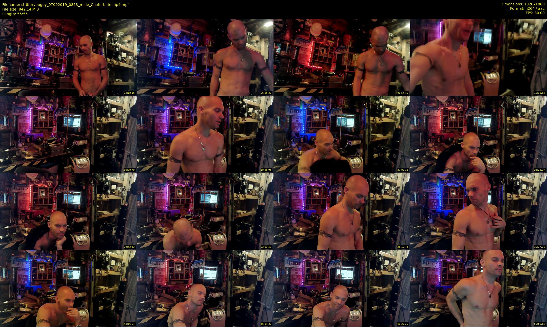 str8foryouguy — 56 minute Chaturbate male cam show recording, 1080p, Sep 7, 2019