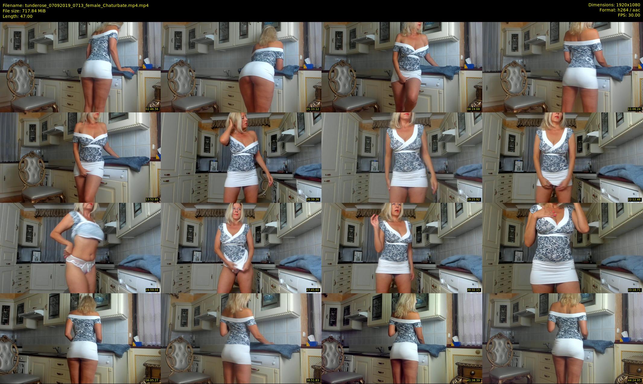 tunderose — 47 minute Chaturbate female cam show recording, 1080p, Sep 7, 2019
