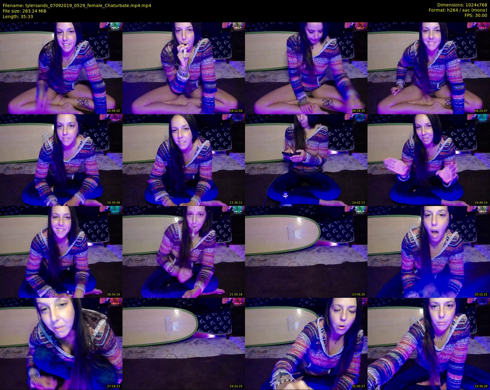tylersands — 36 minute Chaturbate female cam show recording, 720p, Sep 7, 2019