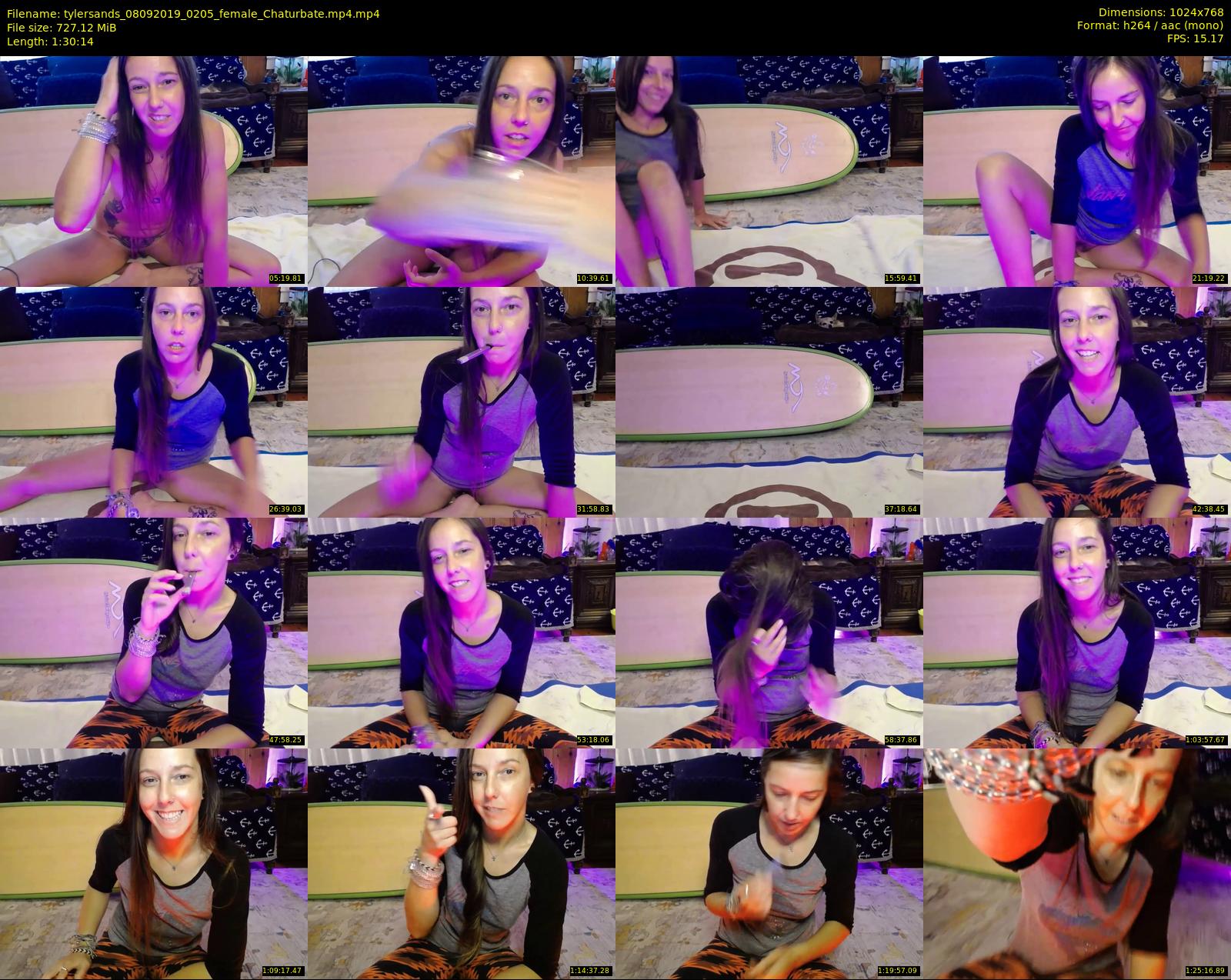 tylersands — 91 minute Chaturbate female cam show recording, 720p, Sep 8, 2019