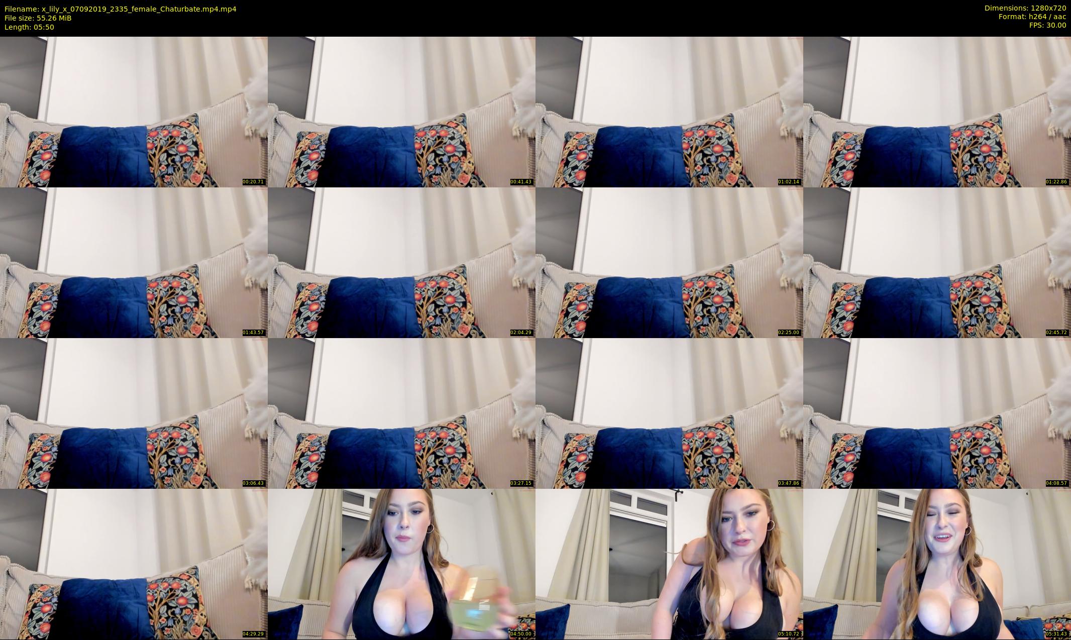 x_lily_x — 6 minute Chaturbate female cam show recording, 720p, Sep 7, 2019