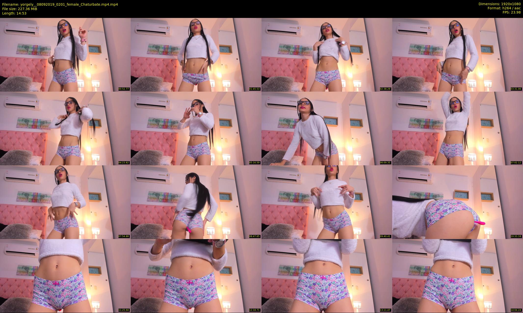 yorgely_ — 15 minute Chaturbate female cam show recording, 1080p, Sep 8, 2019