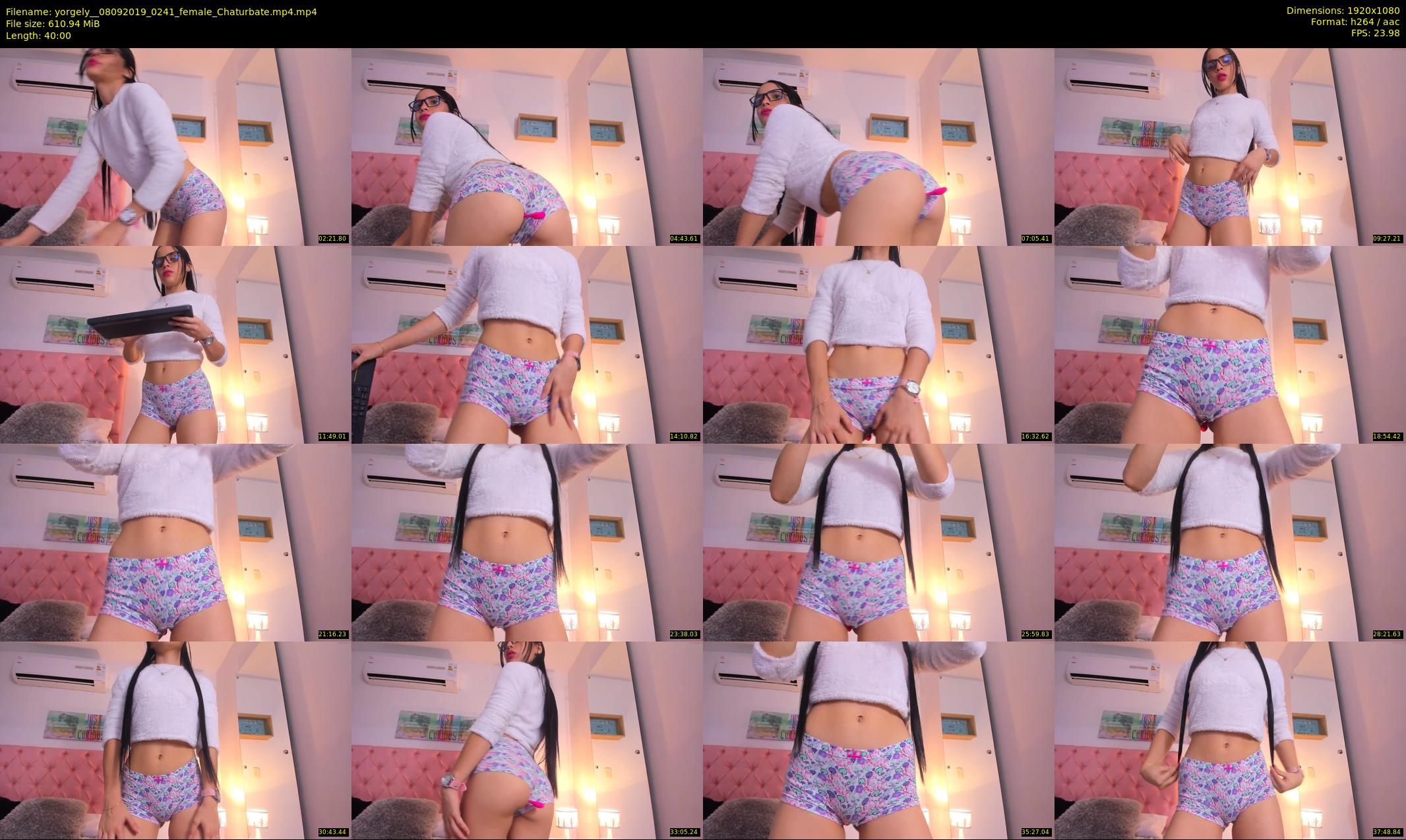 yorgely_ — 40 minute Chaturbate female cam show recording, 1080p, Sep 8, 2019