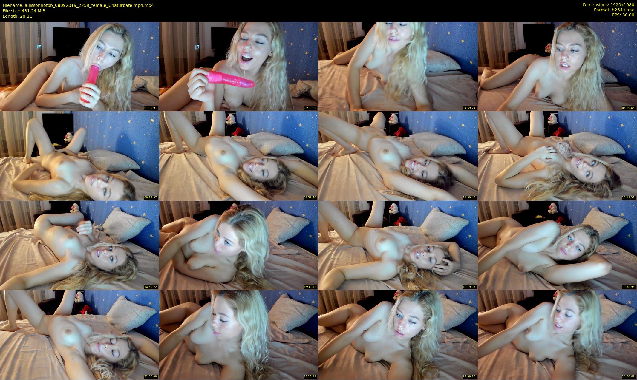 allissonhotbb — 29 minute Chaturbate female cam show recording, 1080p, Sep 8, 2019