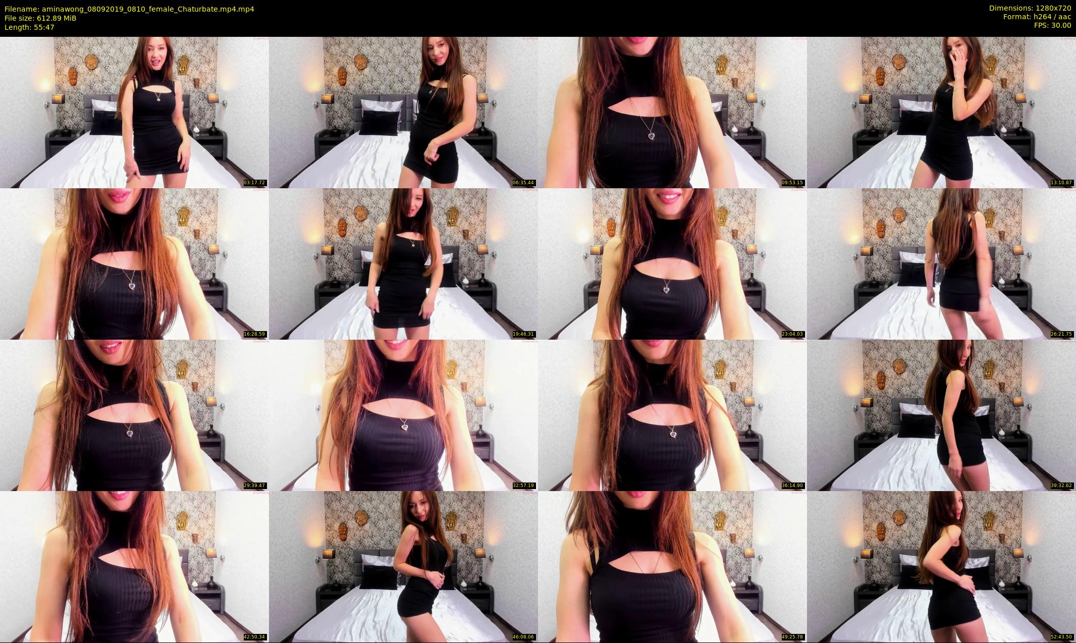 aminawong — 56 minute Chaturbate female cam show recording, 720p, Sep 8, 2019