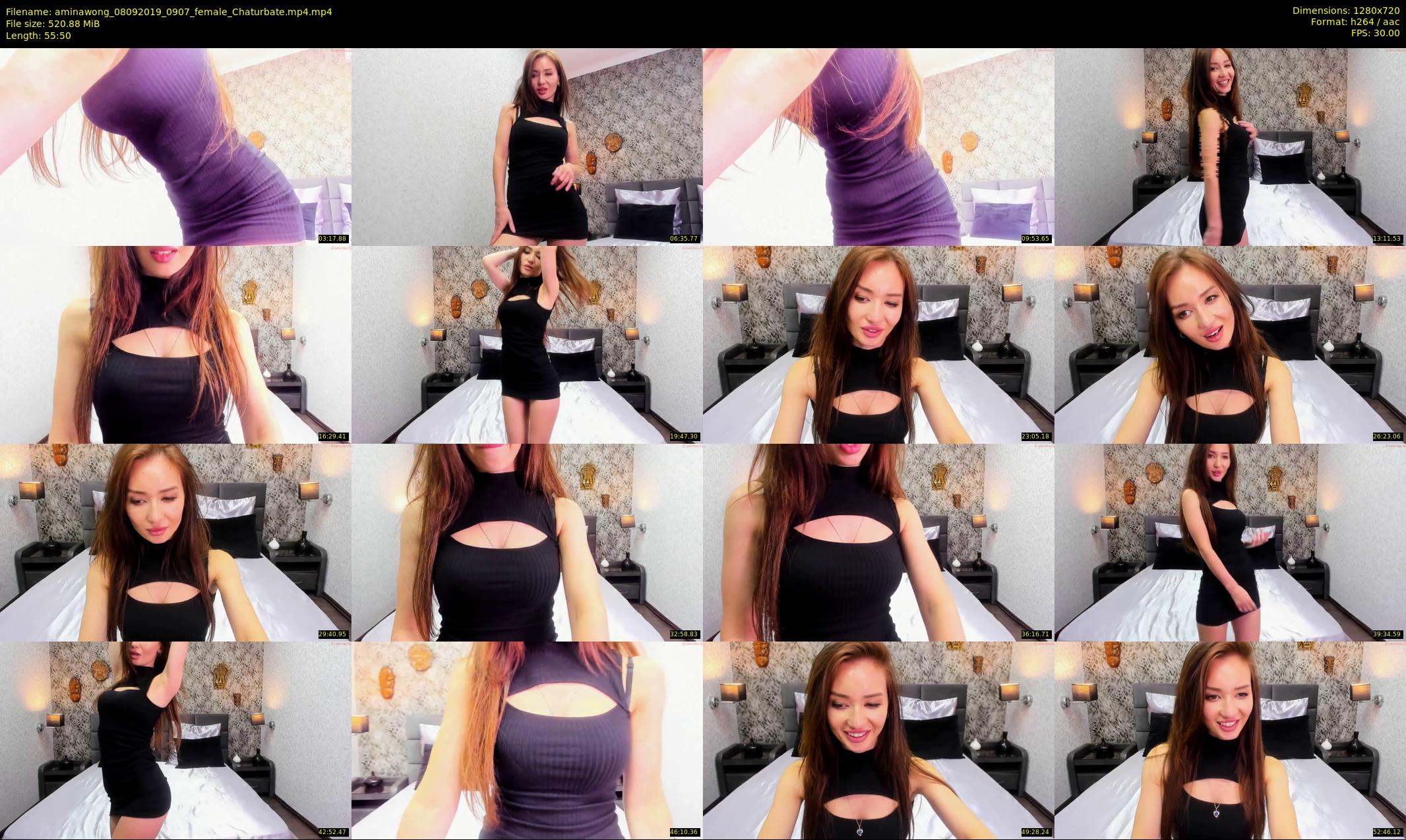 aminawong — 56 minute Chaturbate female cam show recording, 720p, Sep 8, 2019