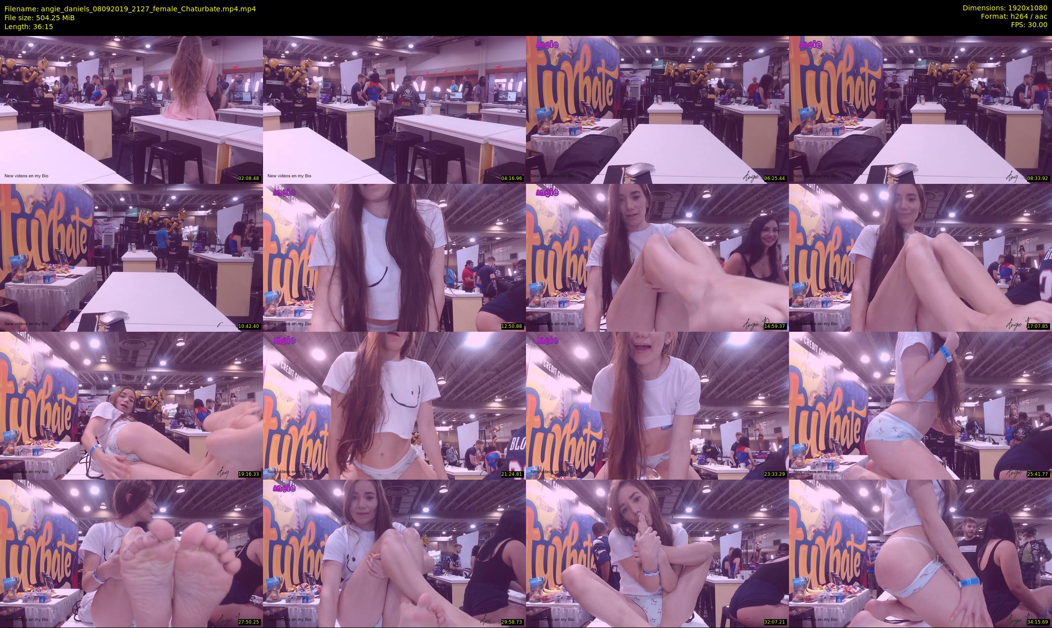 angie_daniels — 37 minute Chaturbate female cam show recording, 1080p, Sep 8, 2019
