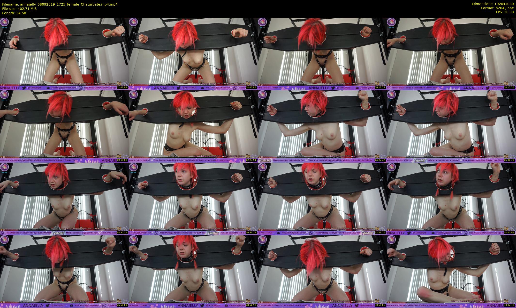 annajelly — 35 minute Chaturbate couple cam show recording, 1080p, Sep 8, 2019