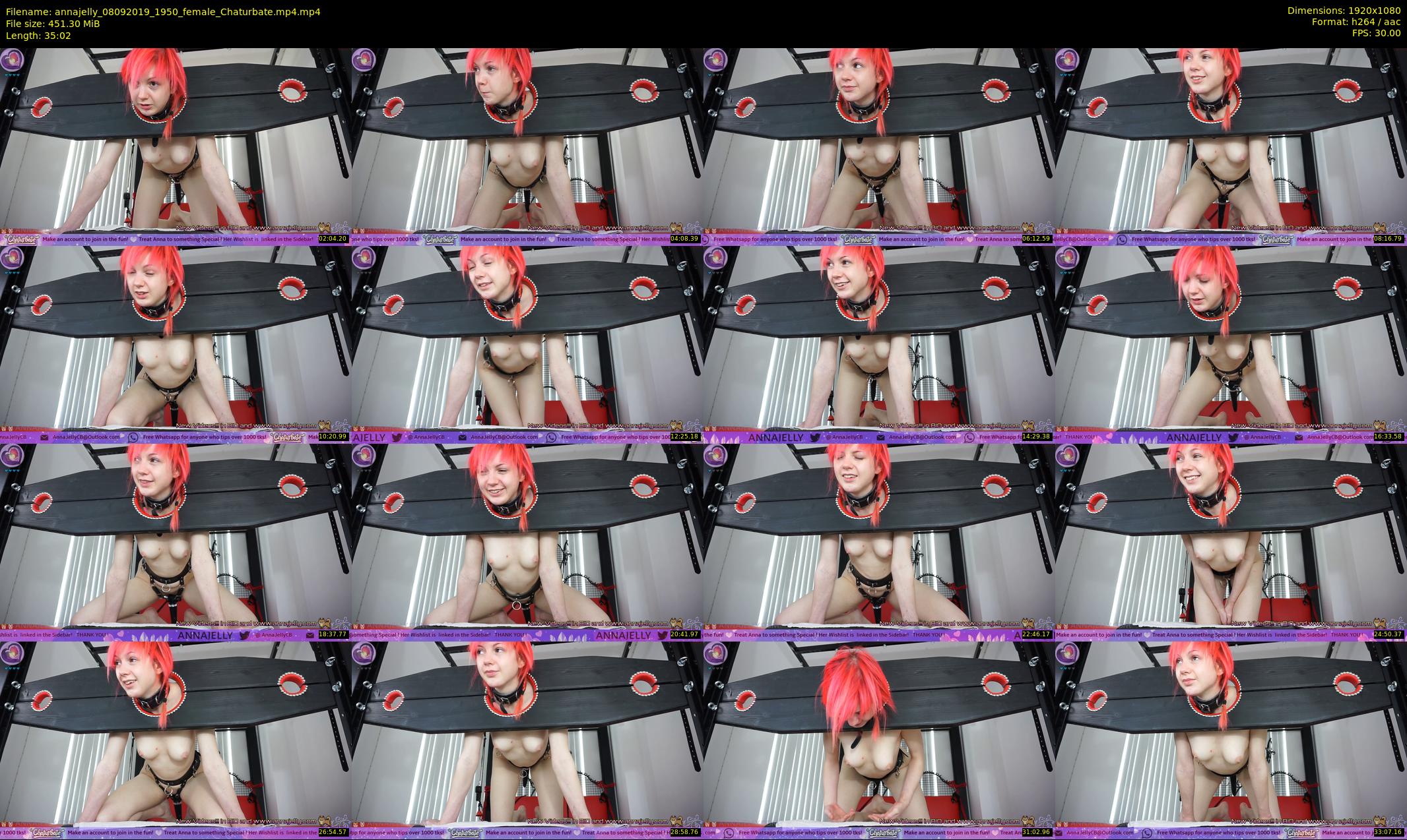 annajelly — 36 minute Chaturbate couple cam show recording, 1080p, Sep 8, 2019