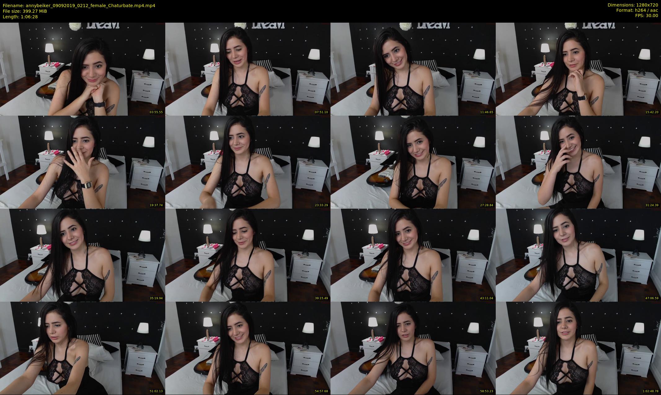 annybeiker — 67 minute Chaturbate female cam show recording, 720p, Sep 9, 2019