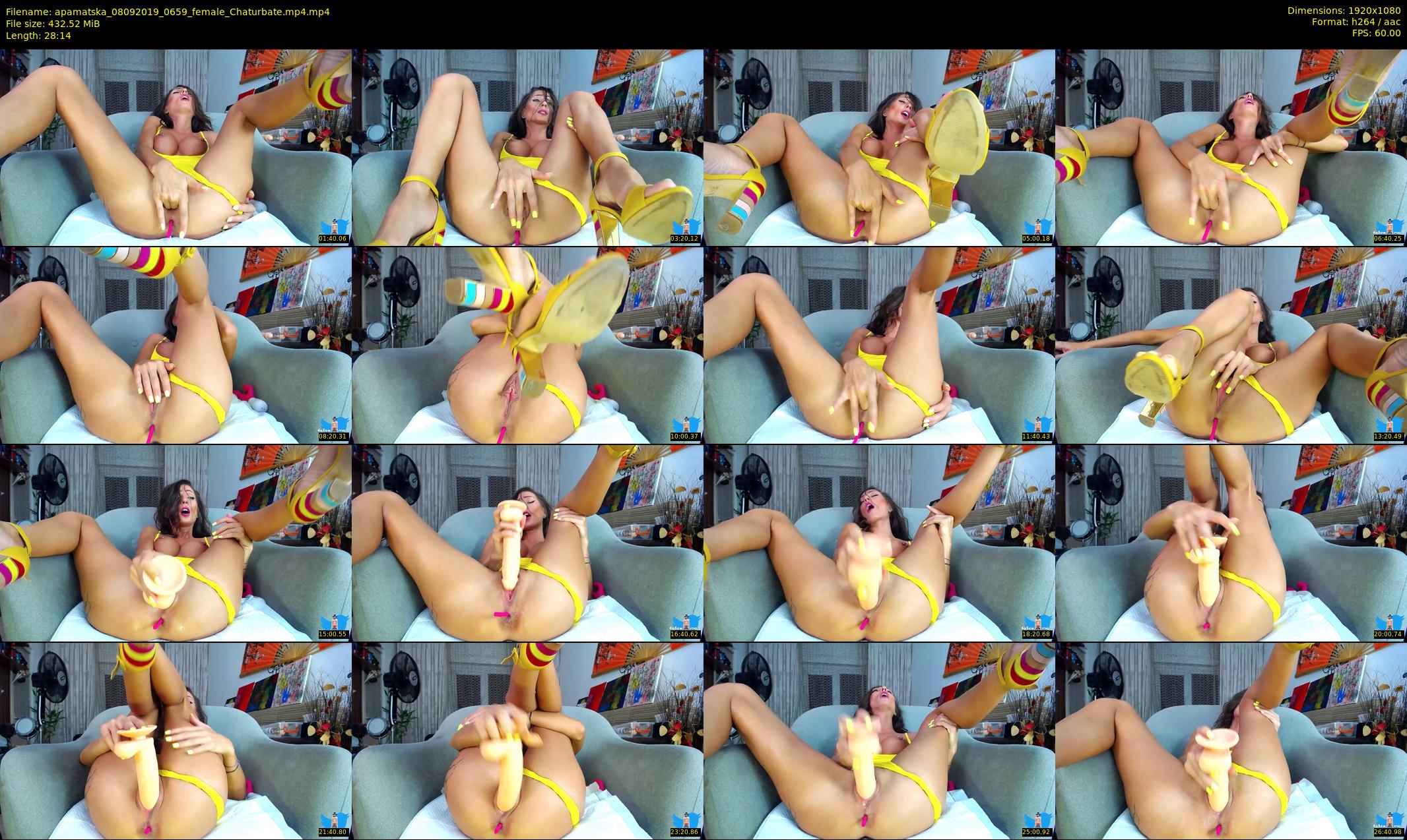 apamatska — 29 minute Chaturbate female cam show recording, 1080p, Sep 8, 2019