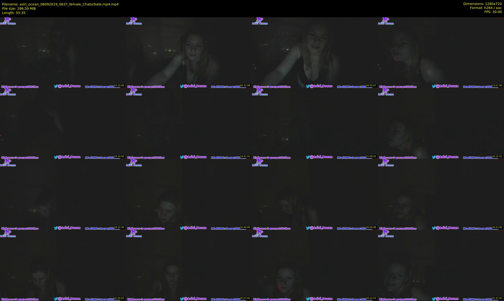 asiri_ocean — 56 minute Chaturbate female cam show recording, 720p, Sep 8, 2019