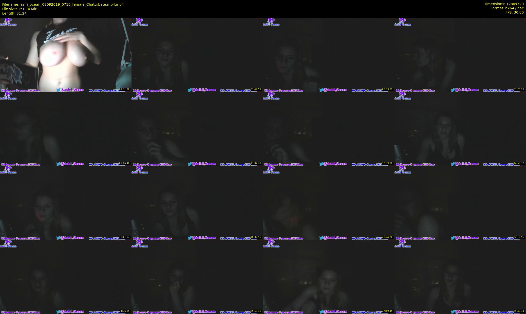 asiri_ocean — 32 minute Chaturbate female cam show recording, 720p, Sep 8, 2019