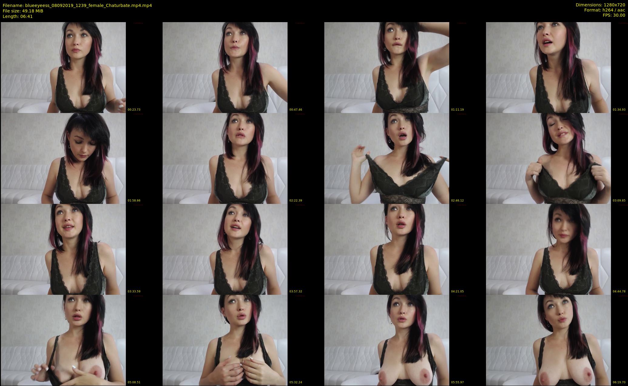 blueeyeess — 7 minute Chaturbate female cam show recording, 720p, Sep 8, 2019