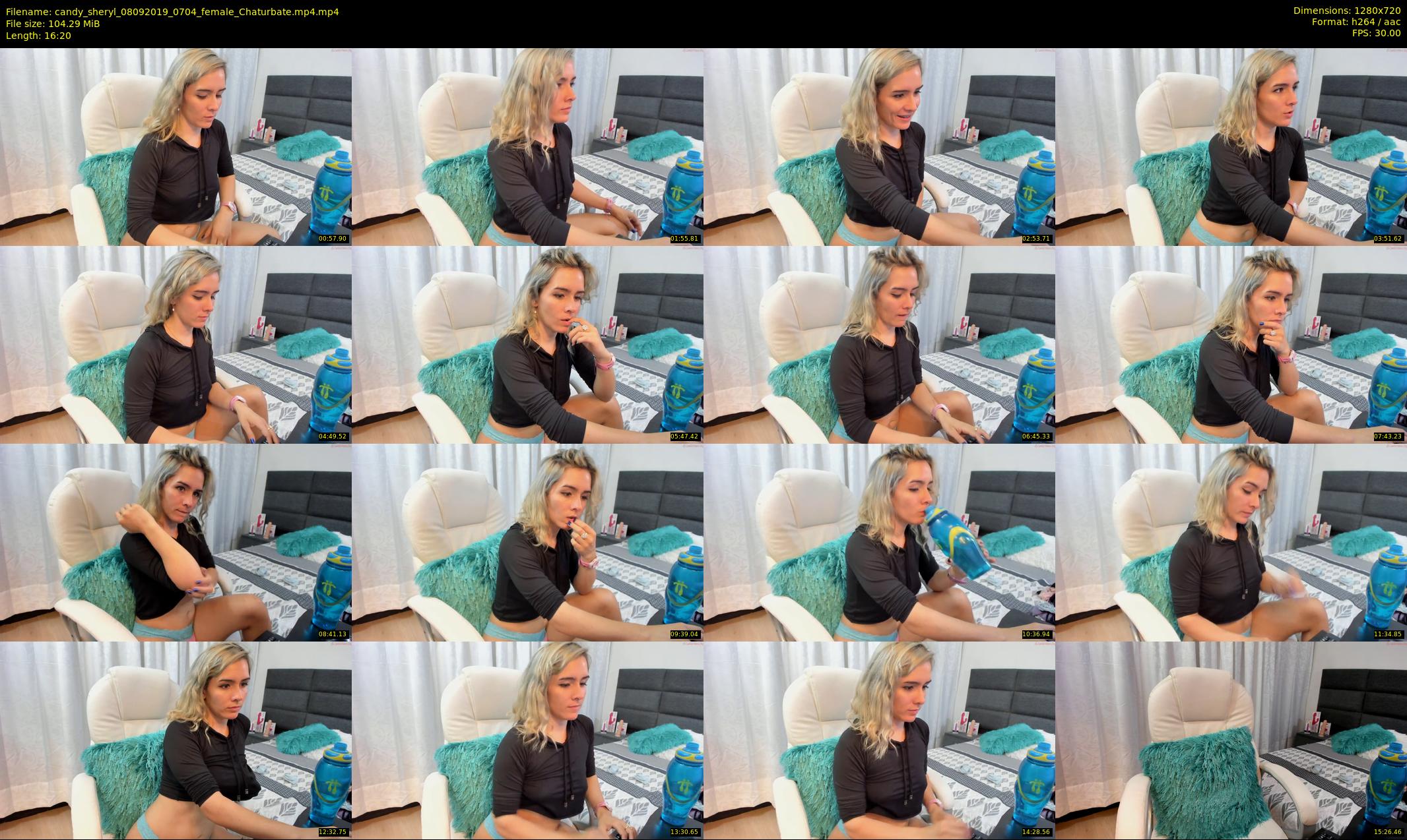candy_sheryl — 17 minute Chaturbate female cam show recording, 720p, Sep 8, 2019