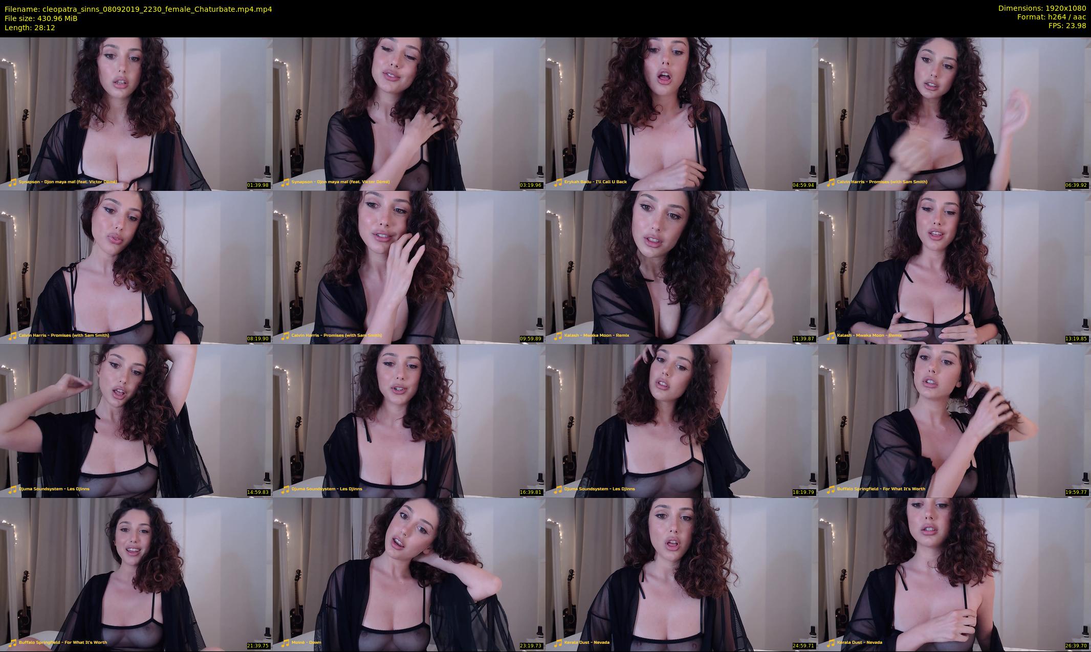 cleopatra_sinns — 29 minute Chaturbate female cam show recording, 1080p, Sep 8, 2019
